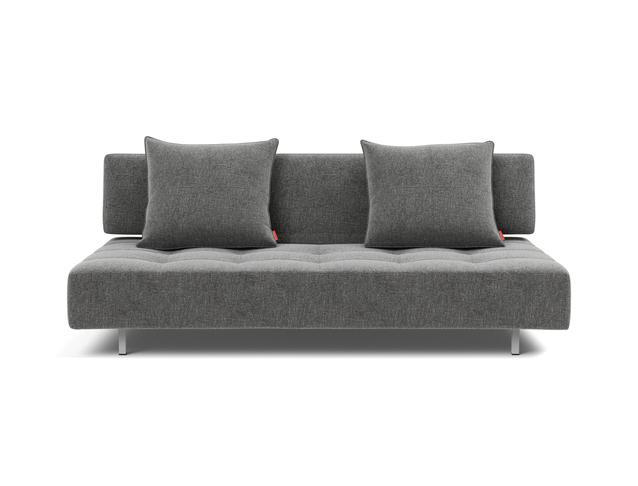 Schlafsofa Long Horn D.E.L. Strukturierter Stoff Twist 563-Charcoal