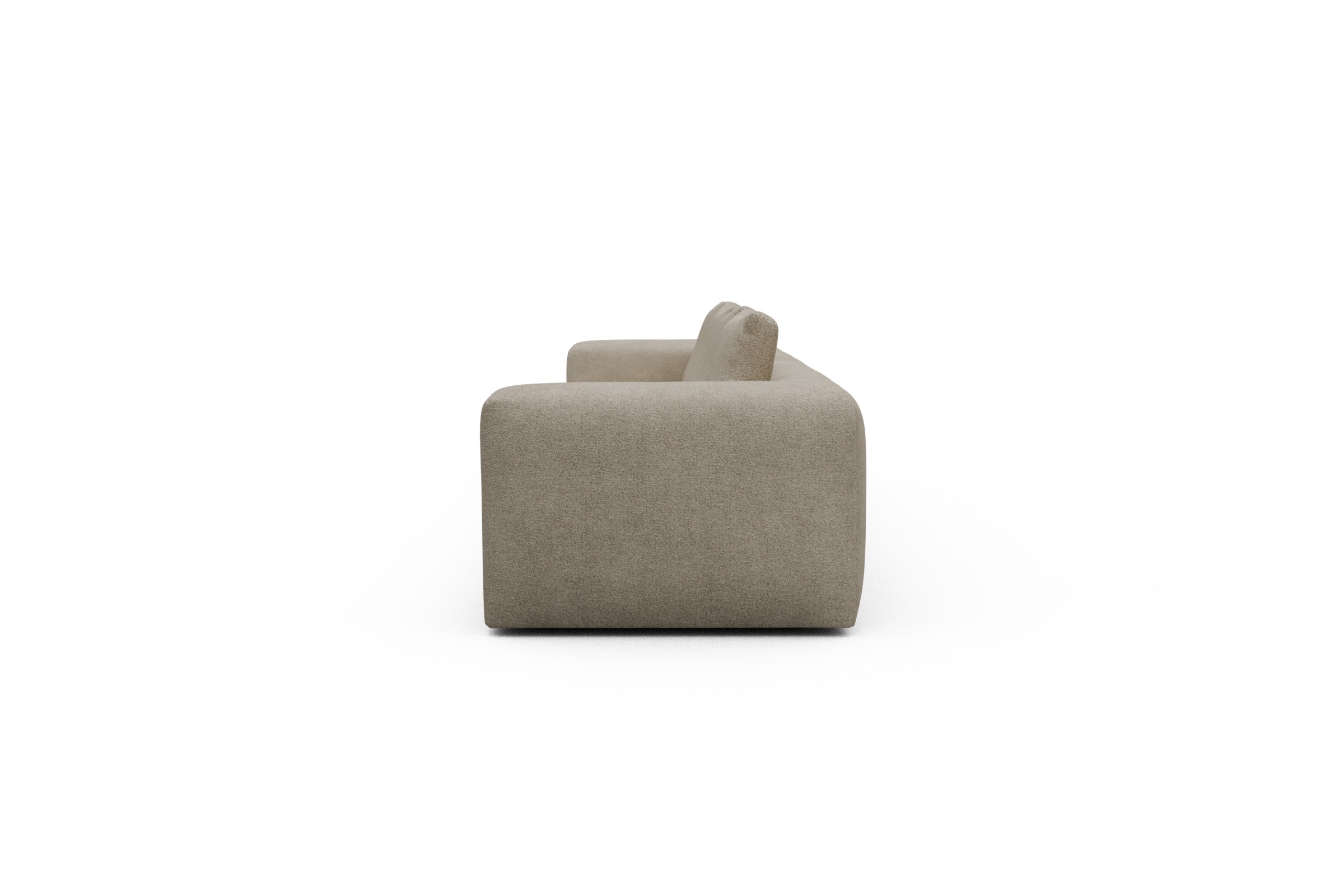 Sofa Modulares XXL Sofa Fred 5-Sitzer Boucle-Belge