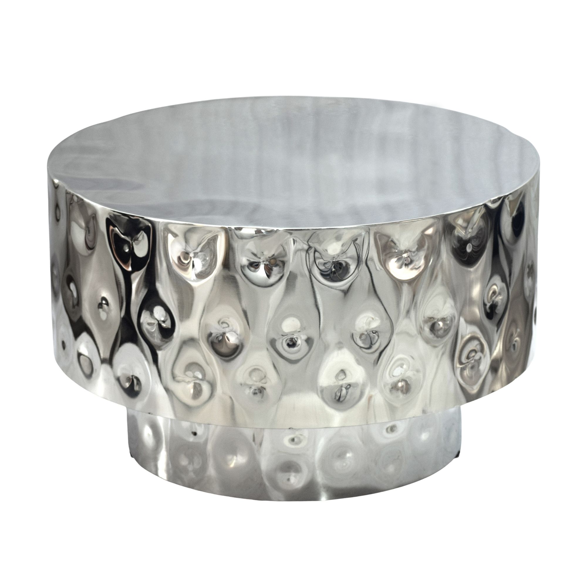 Couchtisch Lindas Aluminium Silber Ø 60 cm