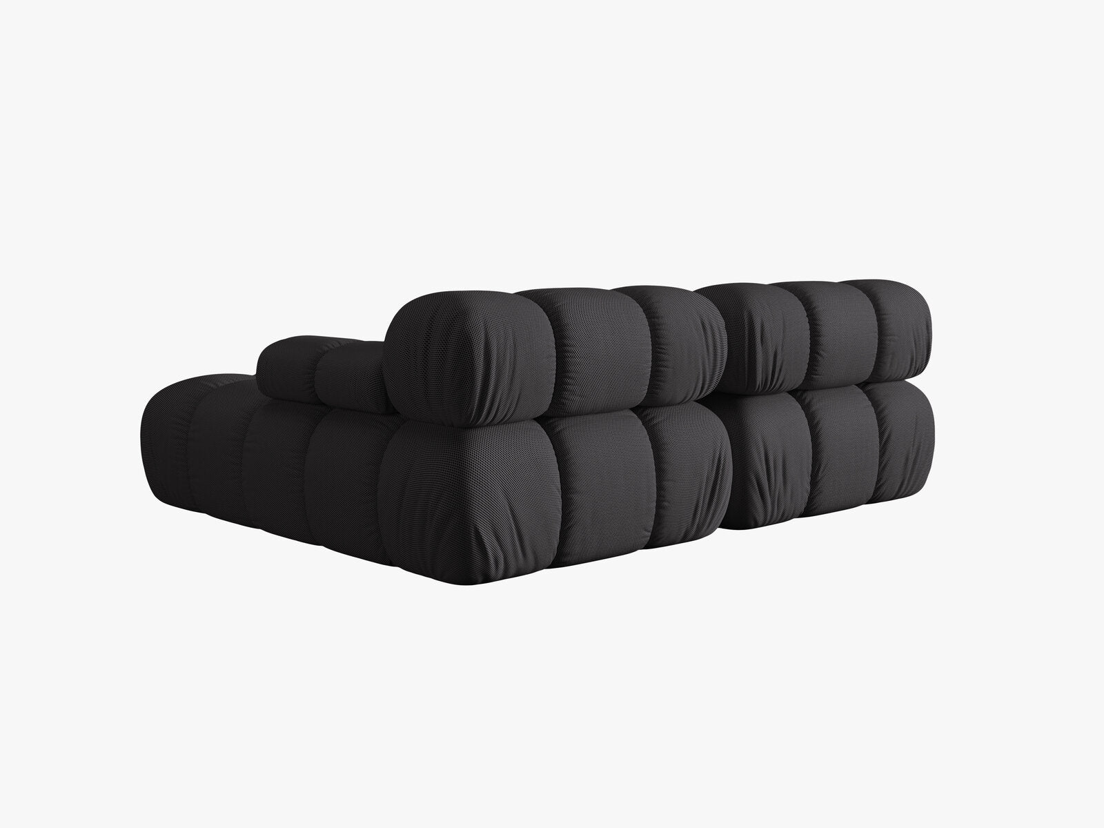 Micadoni Modulares Ecksofa Bellis 3-Sitzer Rechts 3D-Stoff Sonic Espresso