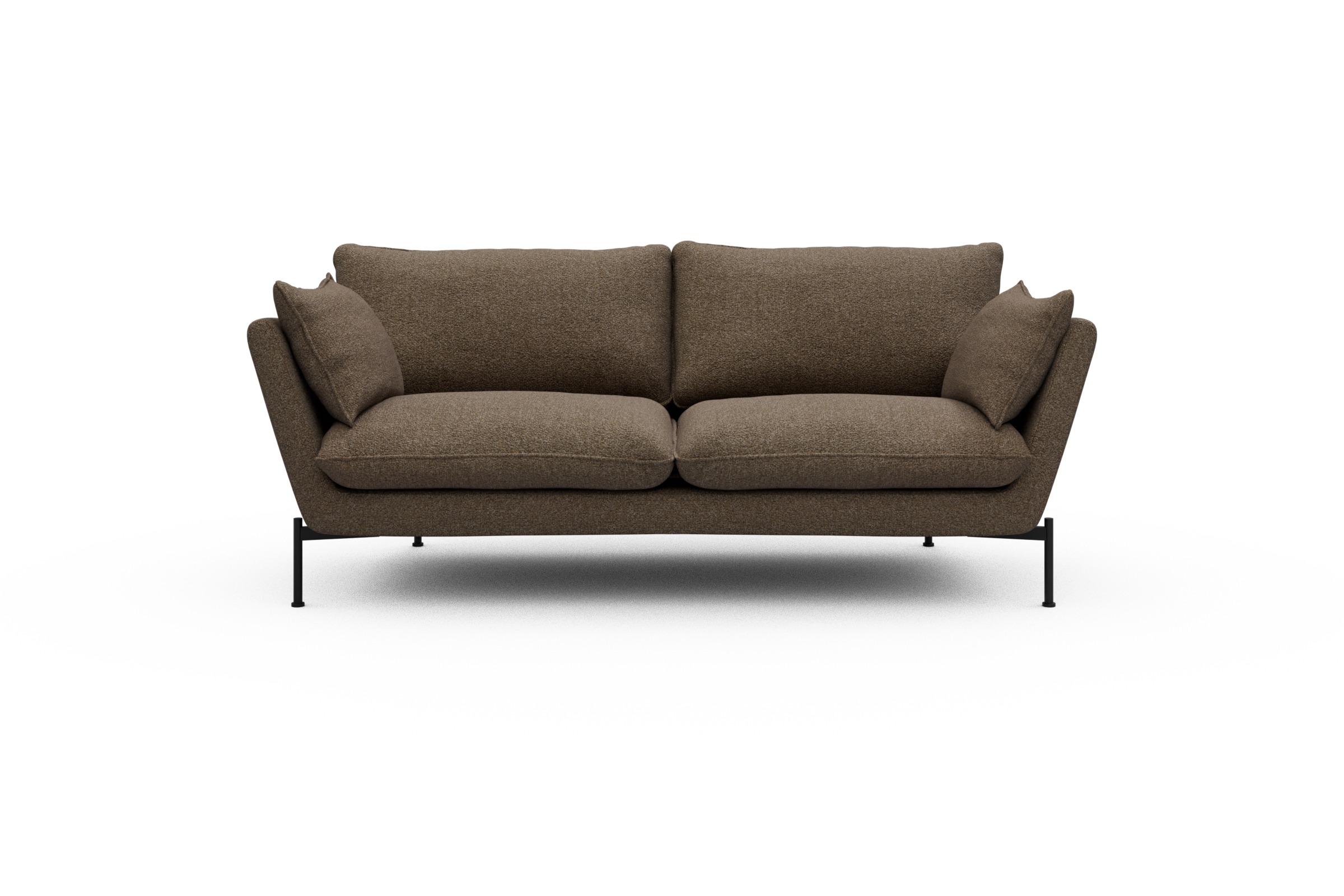 Skandi Home Sofa Anton 2-Sitzer Aivi-Khaki-Brown moebelfaktor