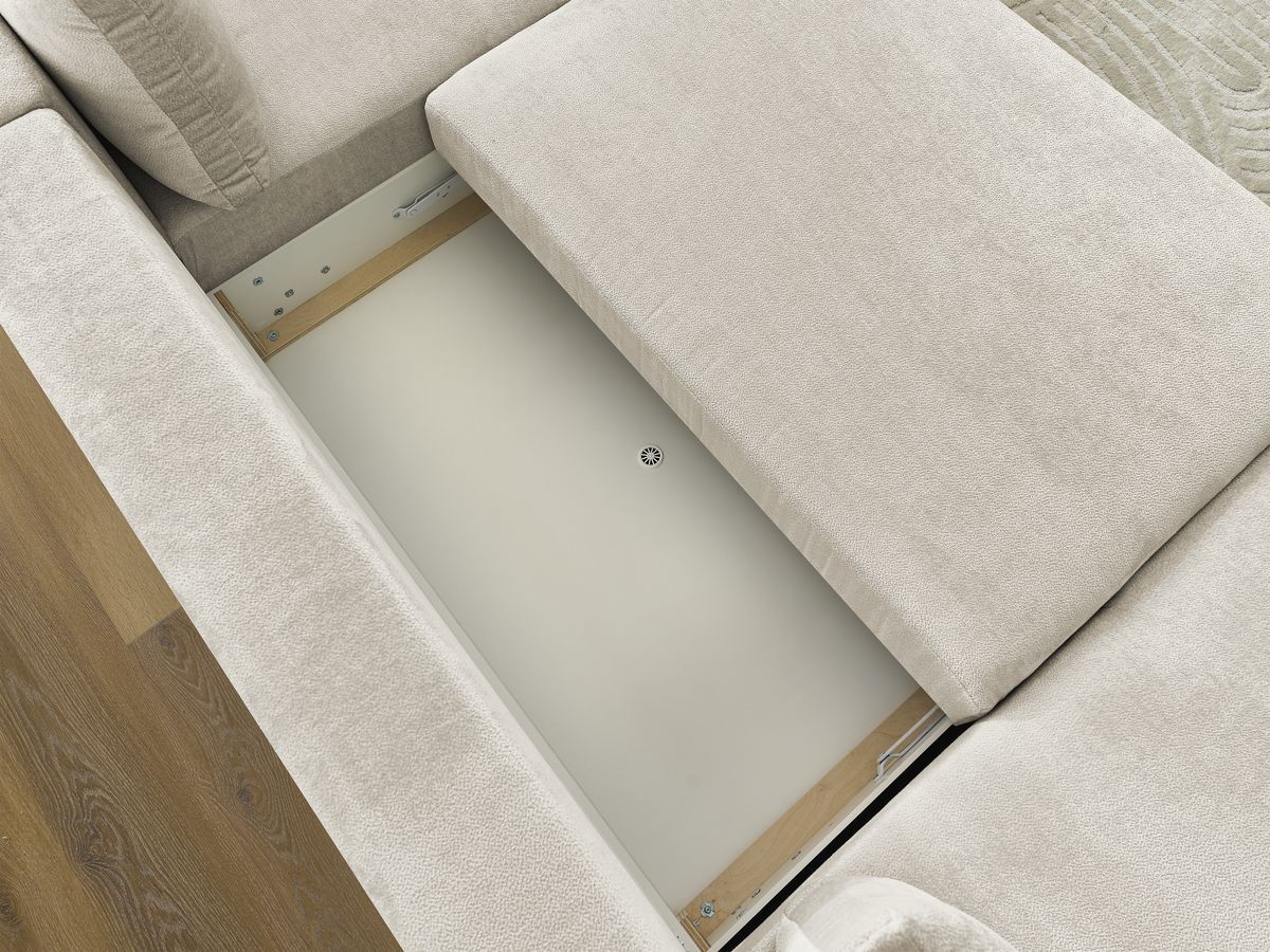 Bobochic Lucien Wohnlandschaft Stoff Beige Ecke links