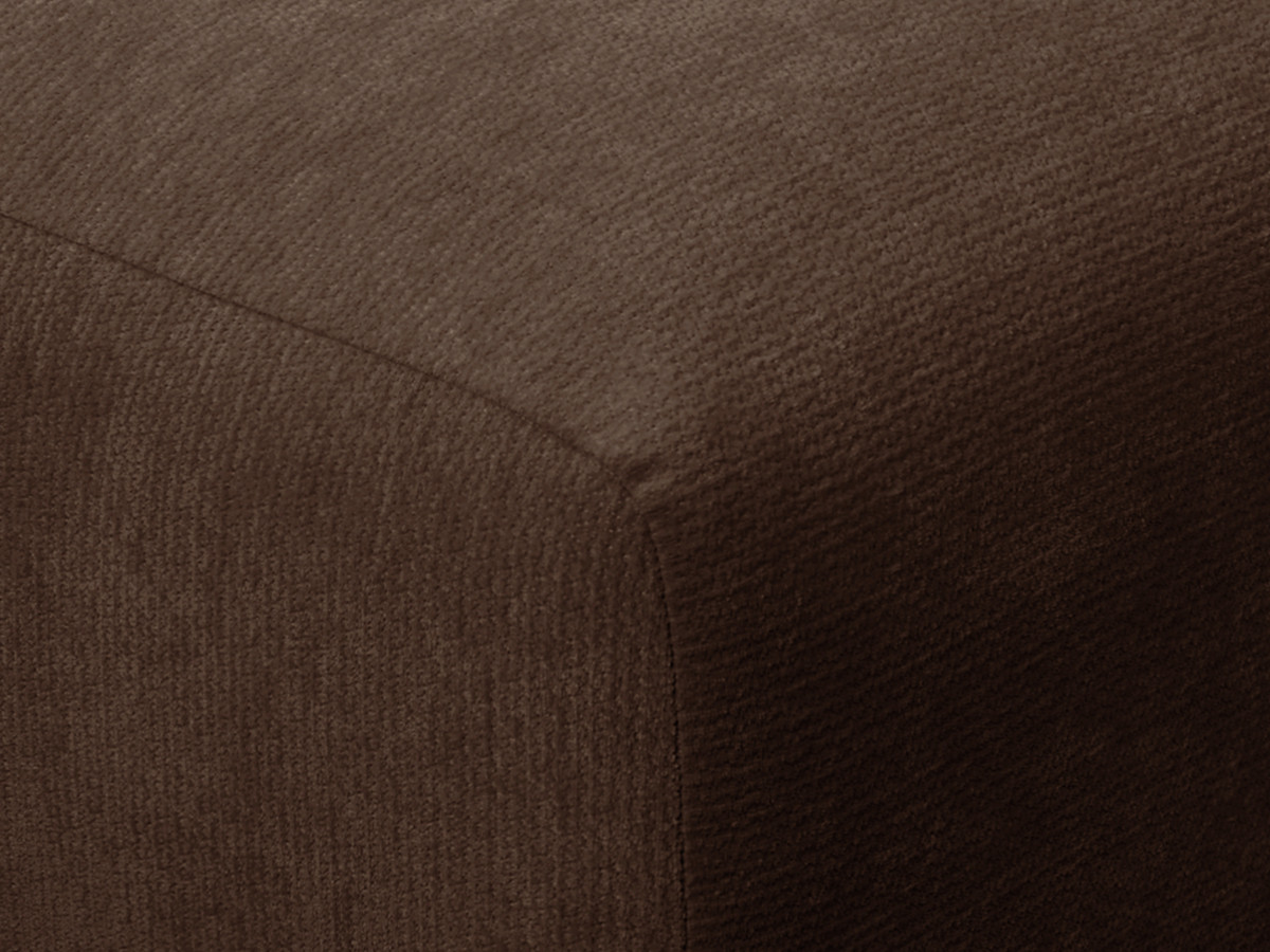Bobochic Minorque Schlafsofa 2,5-Sitzer Chenille Braun, Liegefläche 160 × 200 cm