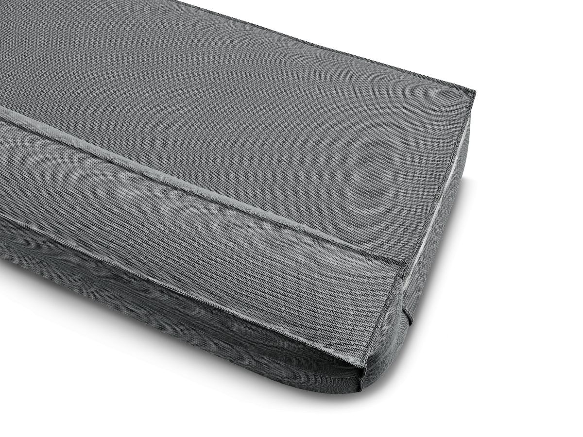 Bobochic Biarritz Sofamodul 2-Sitzer Melange-Stoff Schwarz