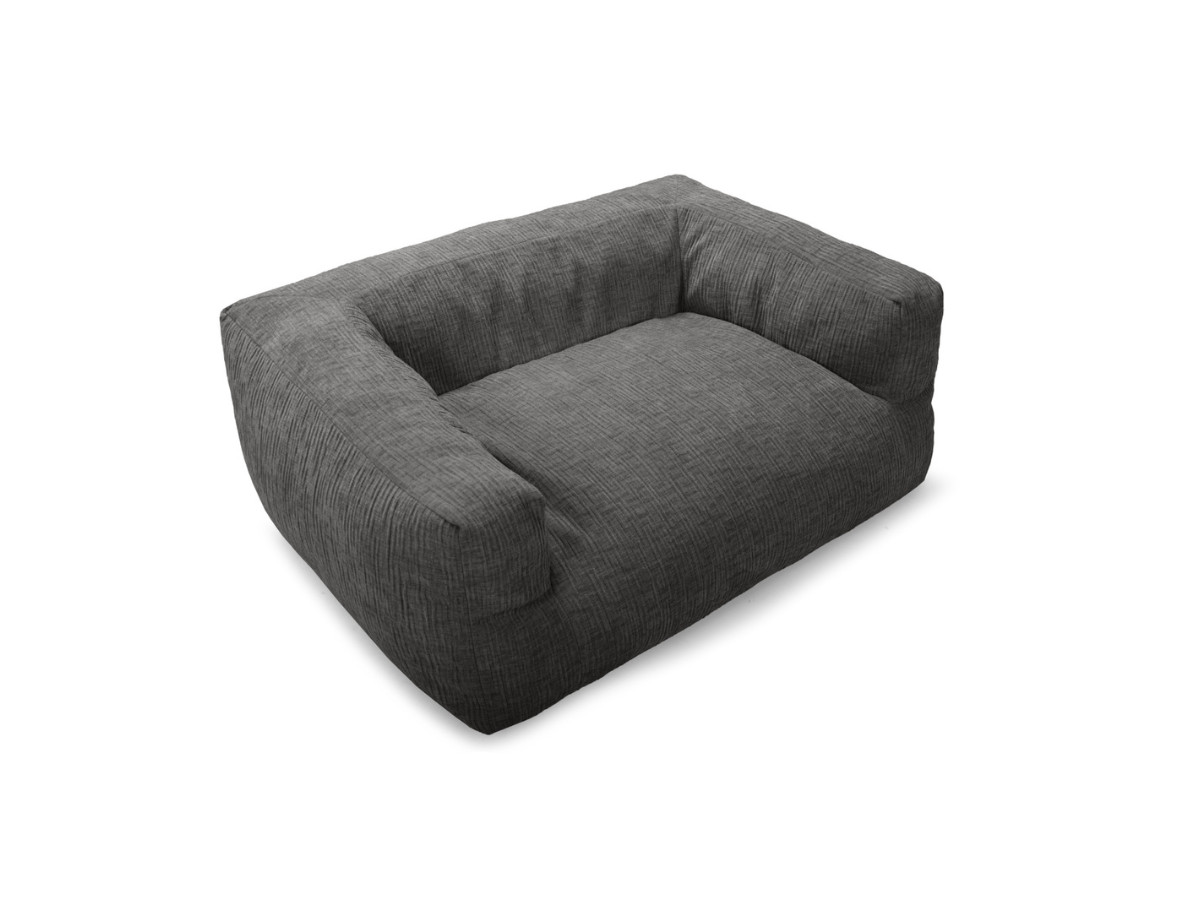 Bobochic Salto Hundekorb Strukturstoff Dunkelgrau, Größe XL (115 cm)