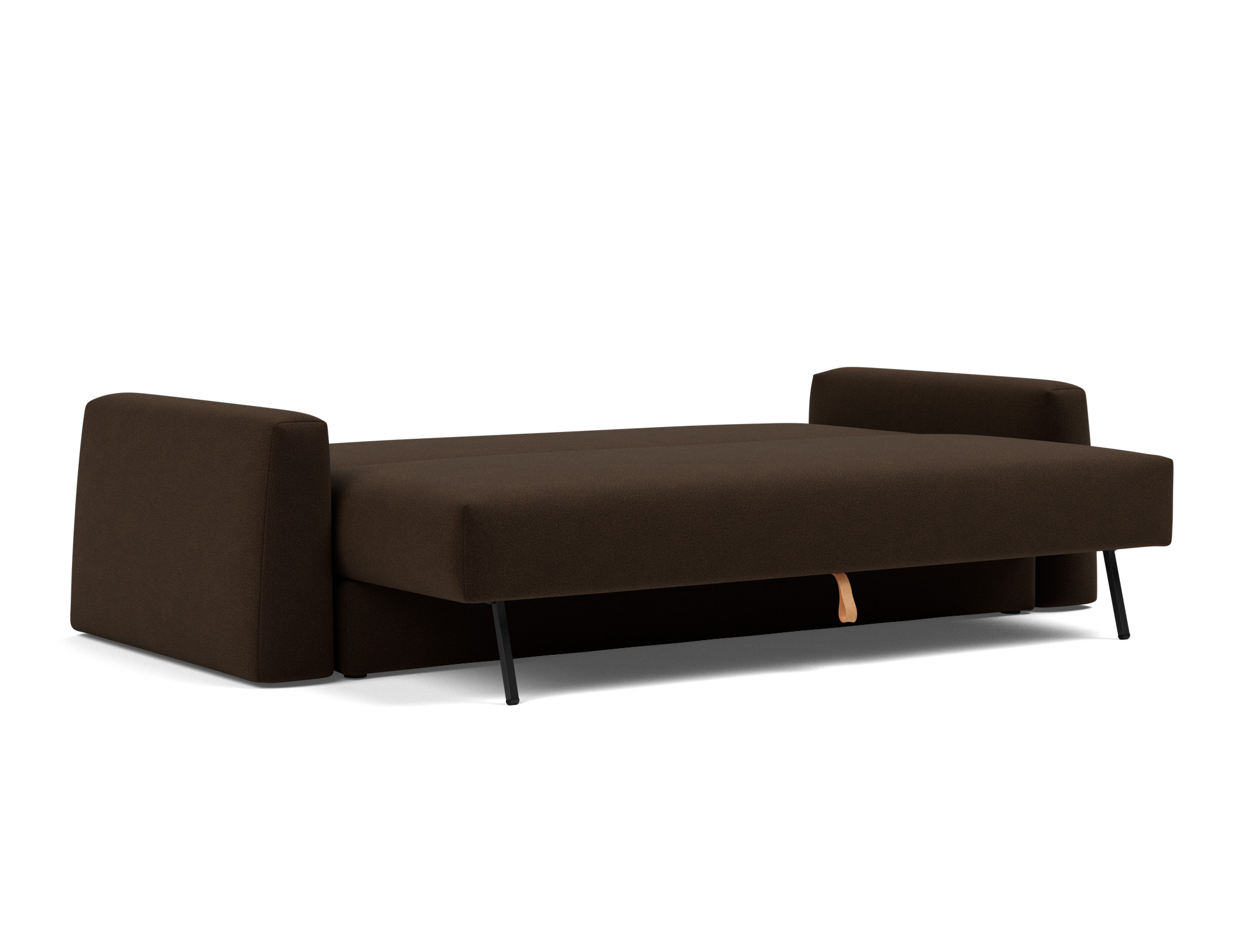 Schlafsofa Cone Strukturierter Stoff Taura 358-Chocco