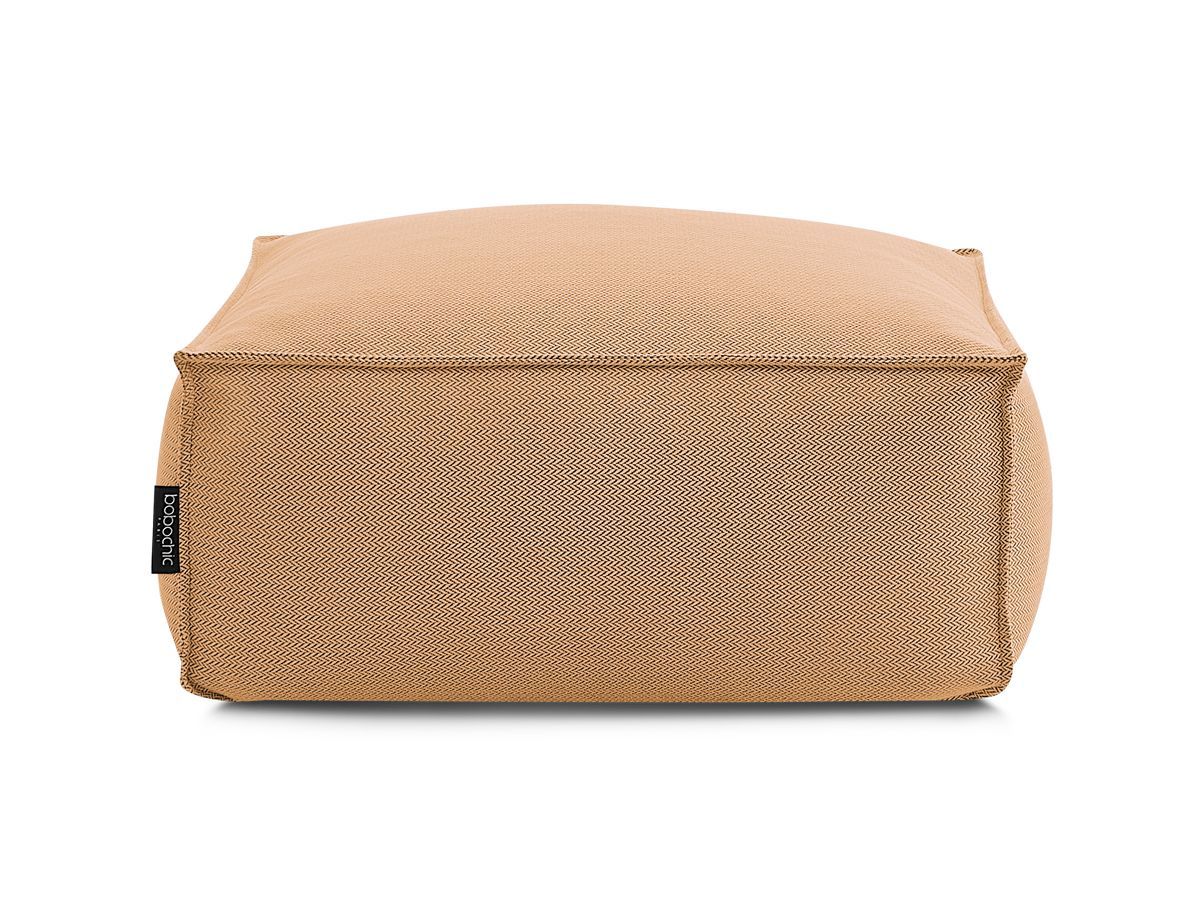 Bobochic Biarritz Pouf Melange-Stoff Orange