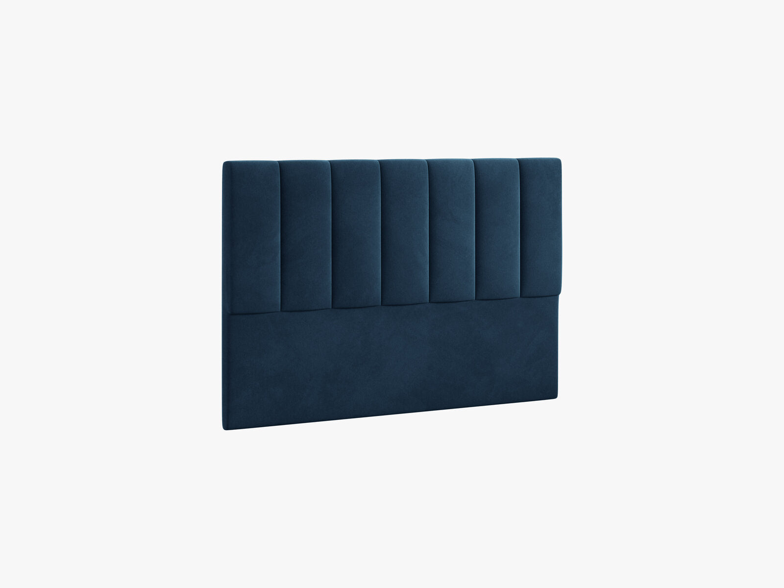 Micadoni Marl Samtiger Kopfteil 140 cm (H 95 cm) Samt Magic Velvet Marineblau 140x95