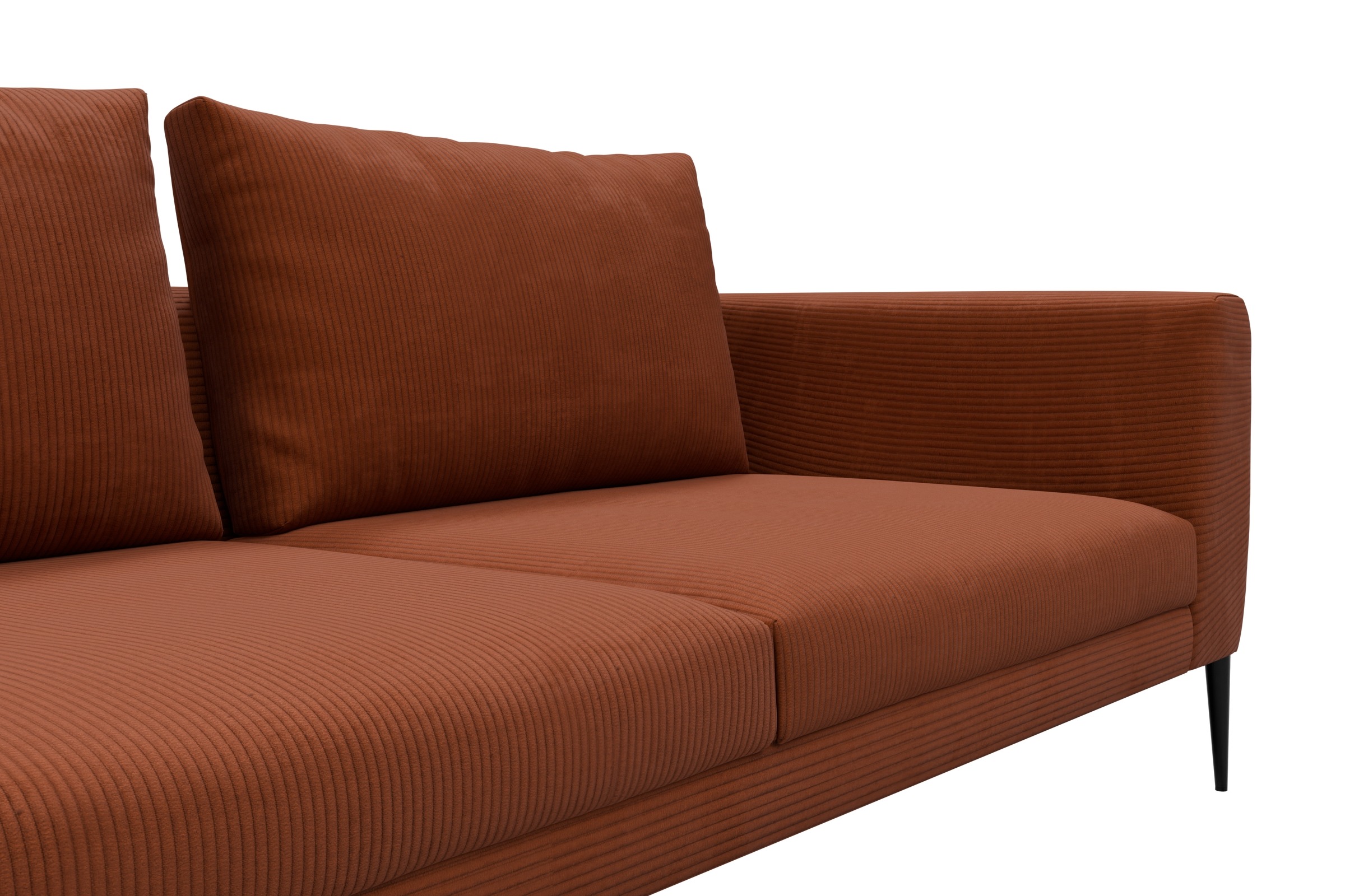 Sofa Paul 2-Sitzer Corduroy-Burnt-Orange