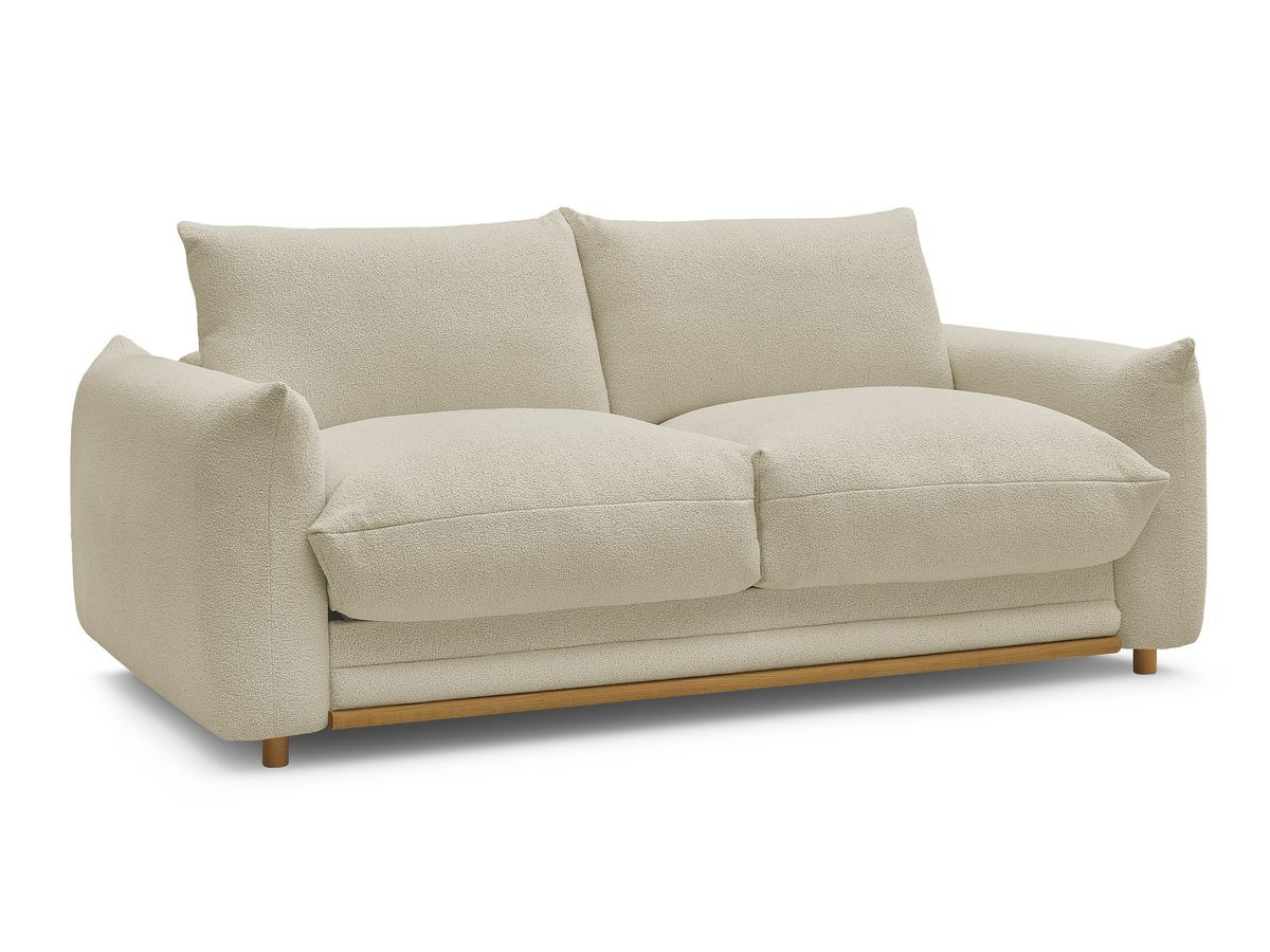 Bouclé-Stoff · Beige