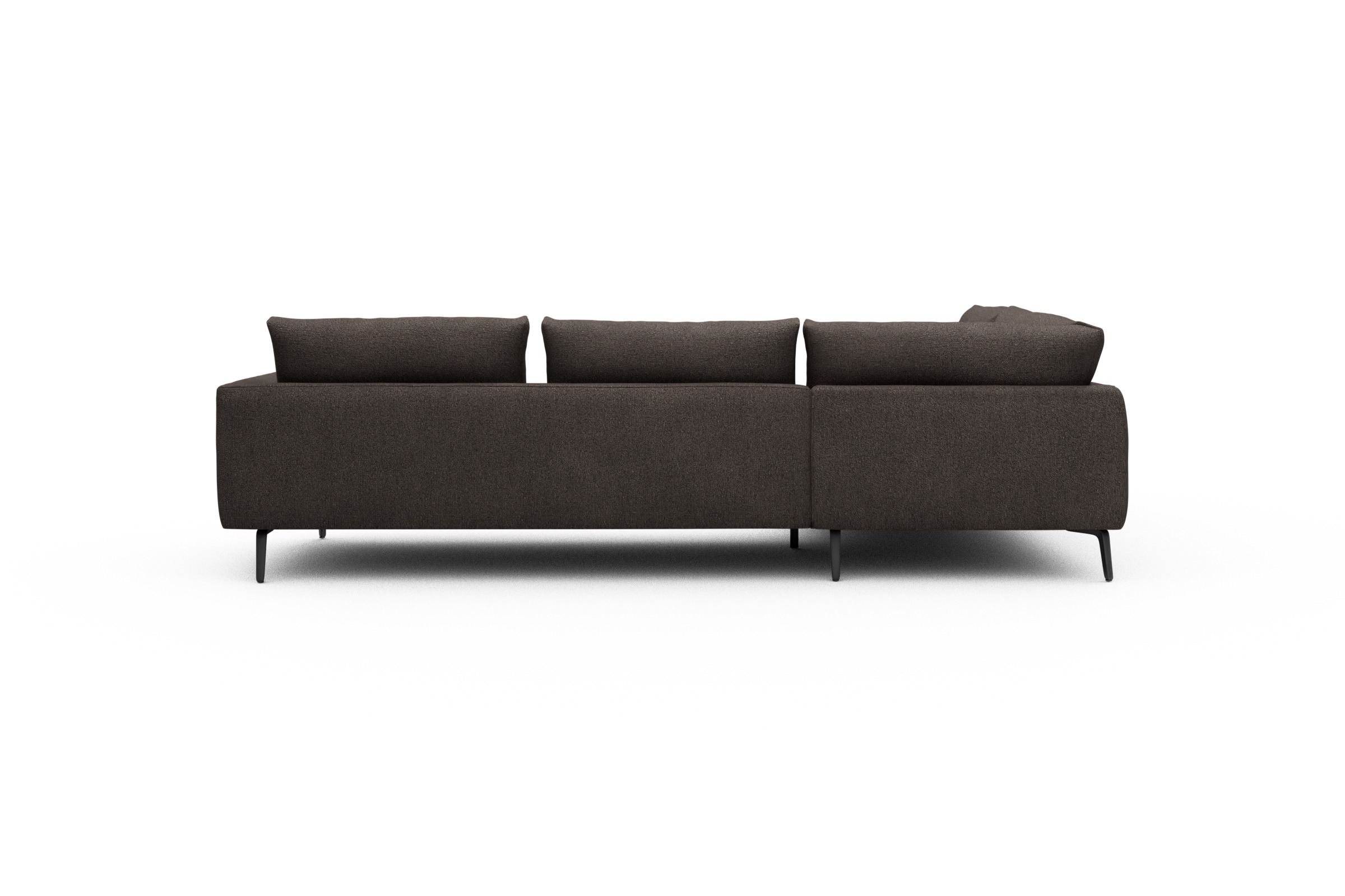 Ecksofa Karl Relax-Ecke links mit 2,5-Sitzer Boucle-Taupe