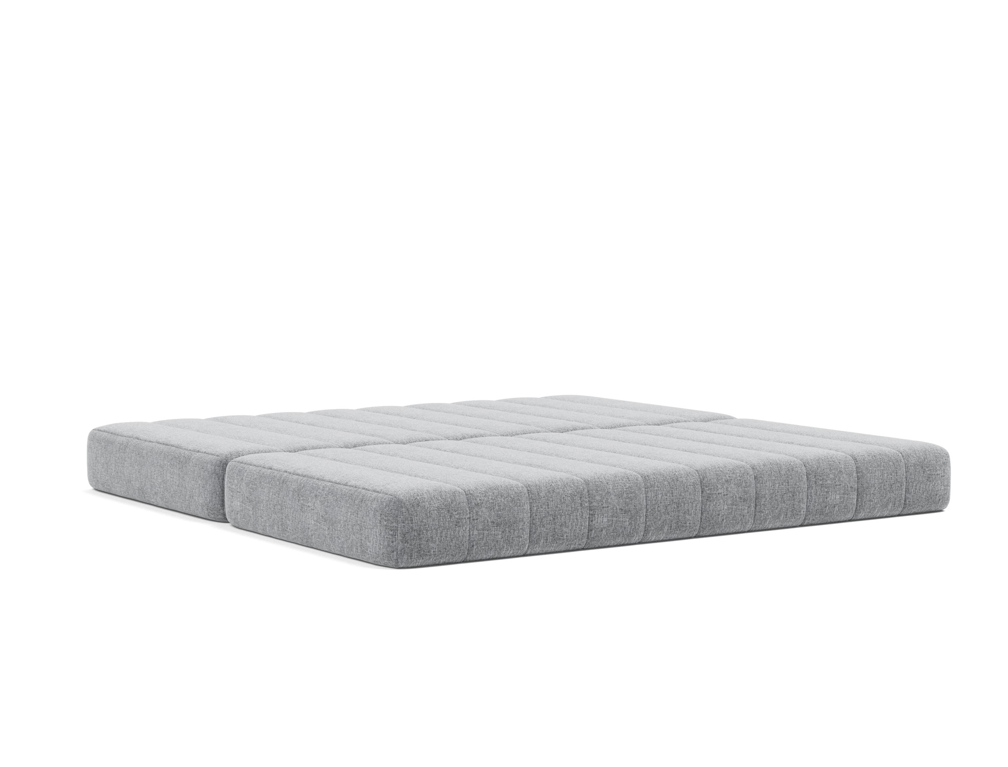 Schlafsofa CozyPad mit Armlehnen Strukturierter Stoff Twist 565-Granite