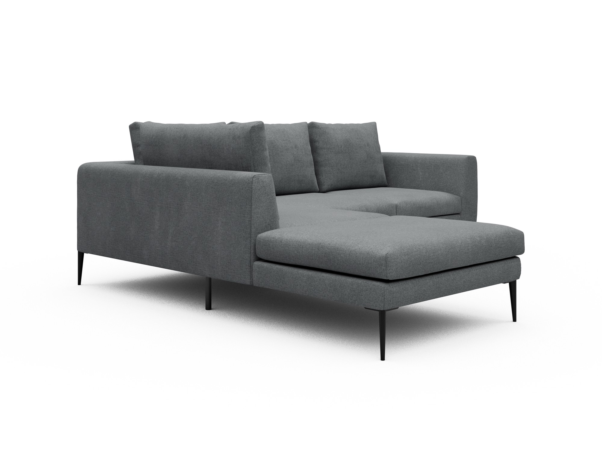 Skandi Home Ecksofa Paul Relax-Ecke links mit 2-Sitzer Casone-Gravel-Grey moebelfaktor