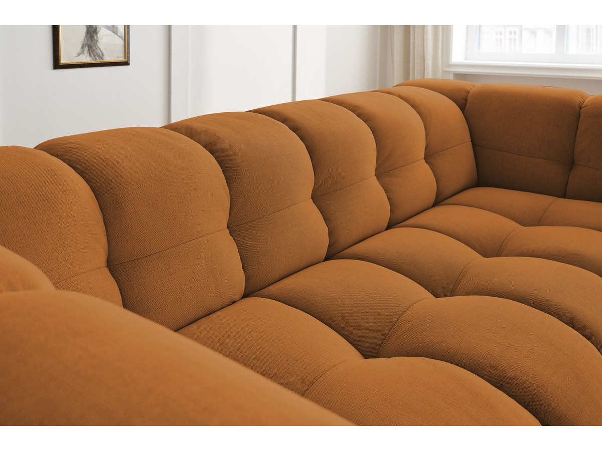 Bobochic Cloud Sofa 3-Sitzer Stoff Gelb