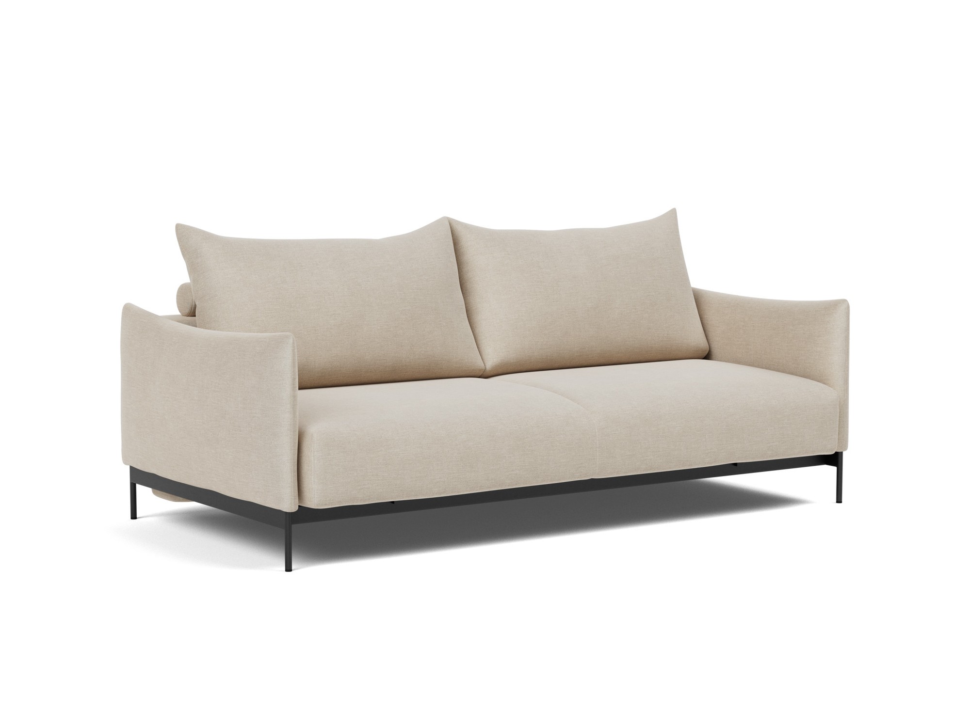 Schlafsofa Malloy Flachgewebe Phobos 586-Latte
