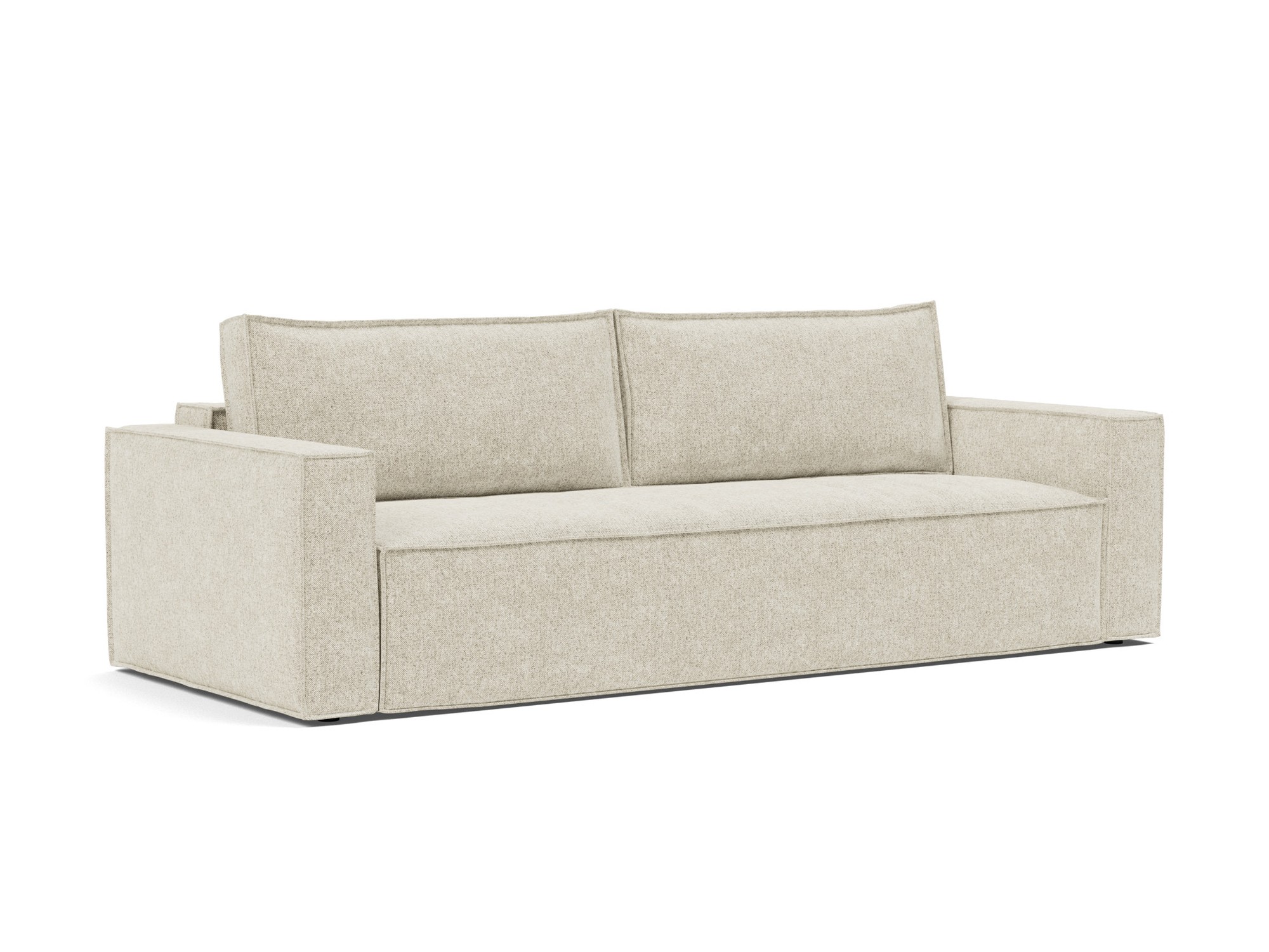 Schlafsofa Newilla Strukturierter Stoff Taura 357-Off-White