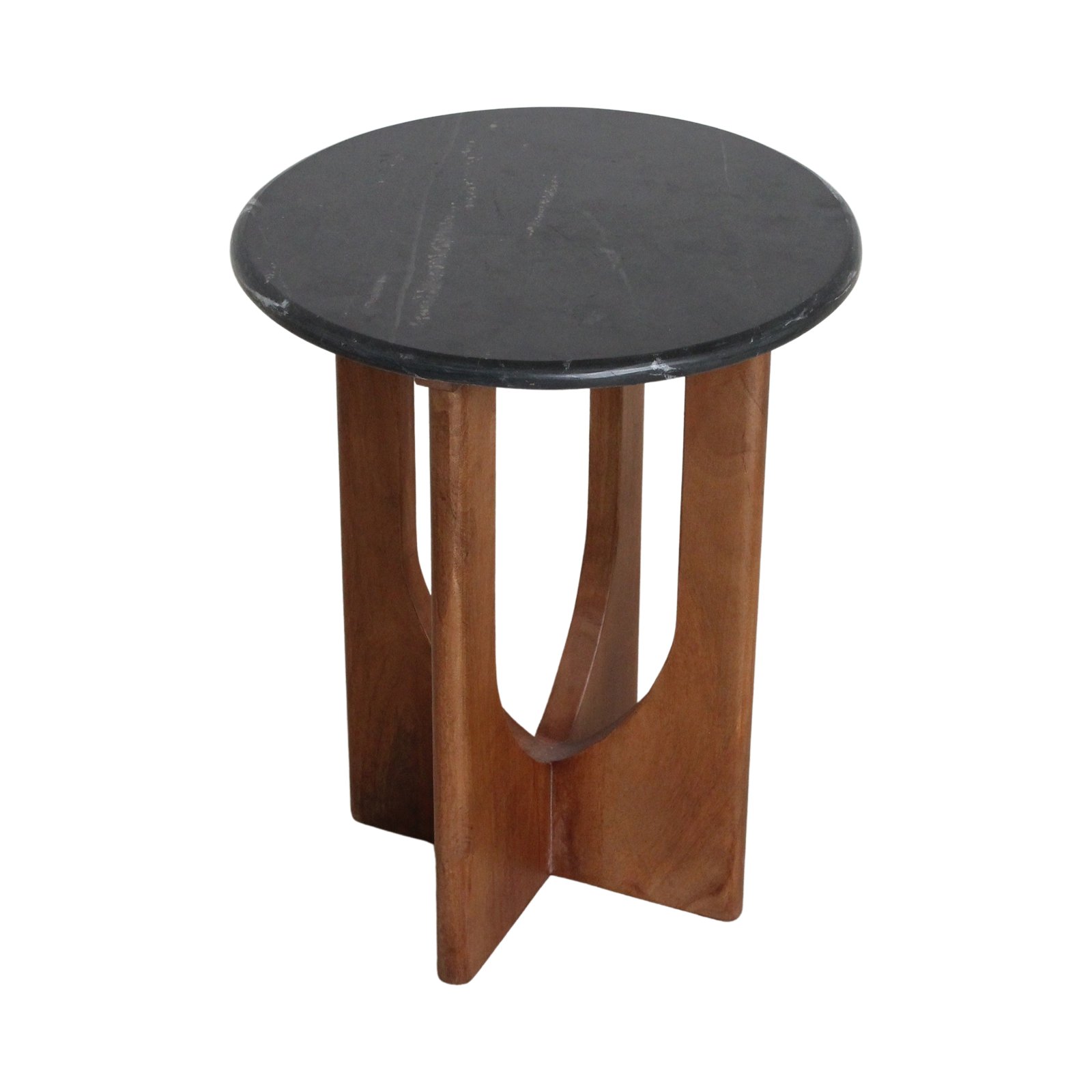 Raw Materials Brunei-Beistelltisch aus Marmor Schwarz