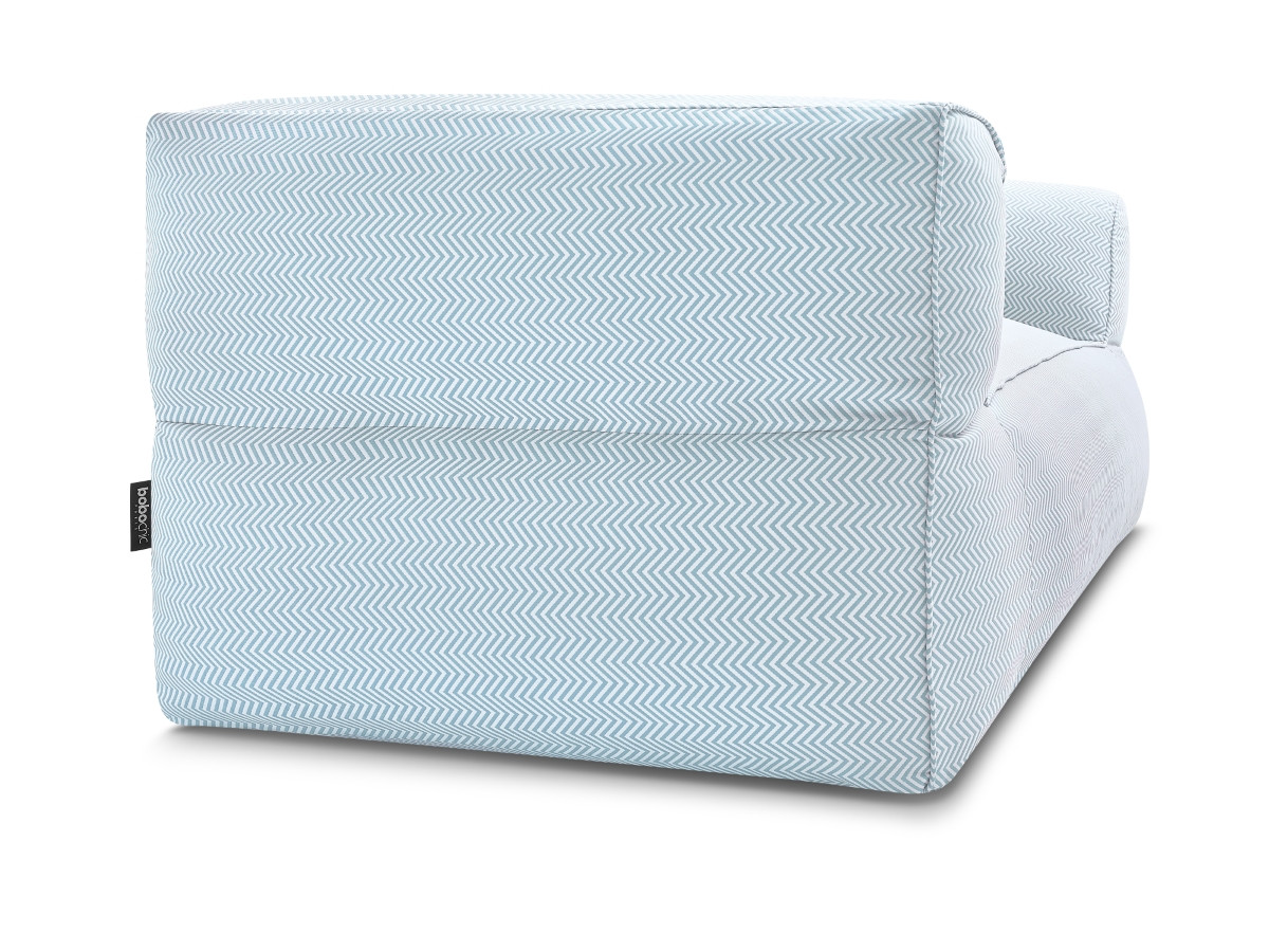 Bobochic Nour Gartensofa 2-Sitzer Stoff Hellblau