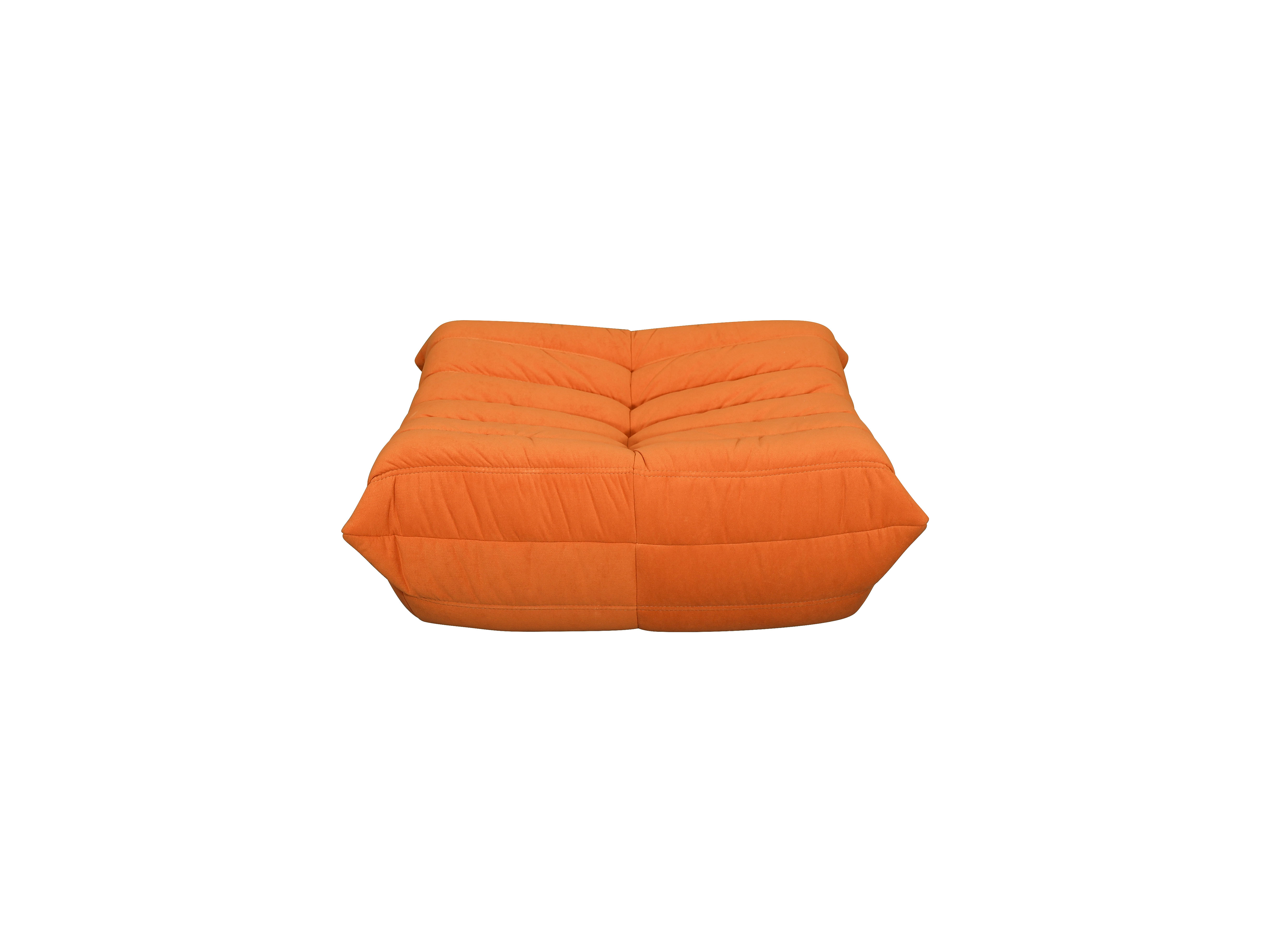 Livin Hill Set Nua: Sessel 87 cm + Fußhocker Gebrannte Orange