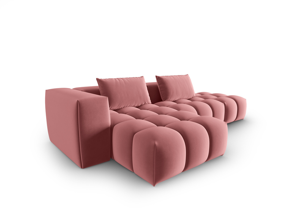 Cosmopolitan Design Ecksofa Verona 4-Sitzer offen Samt Casino Flamingo Links