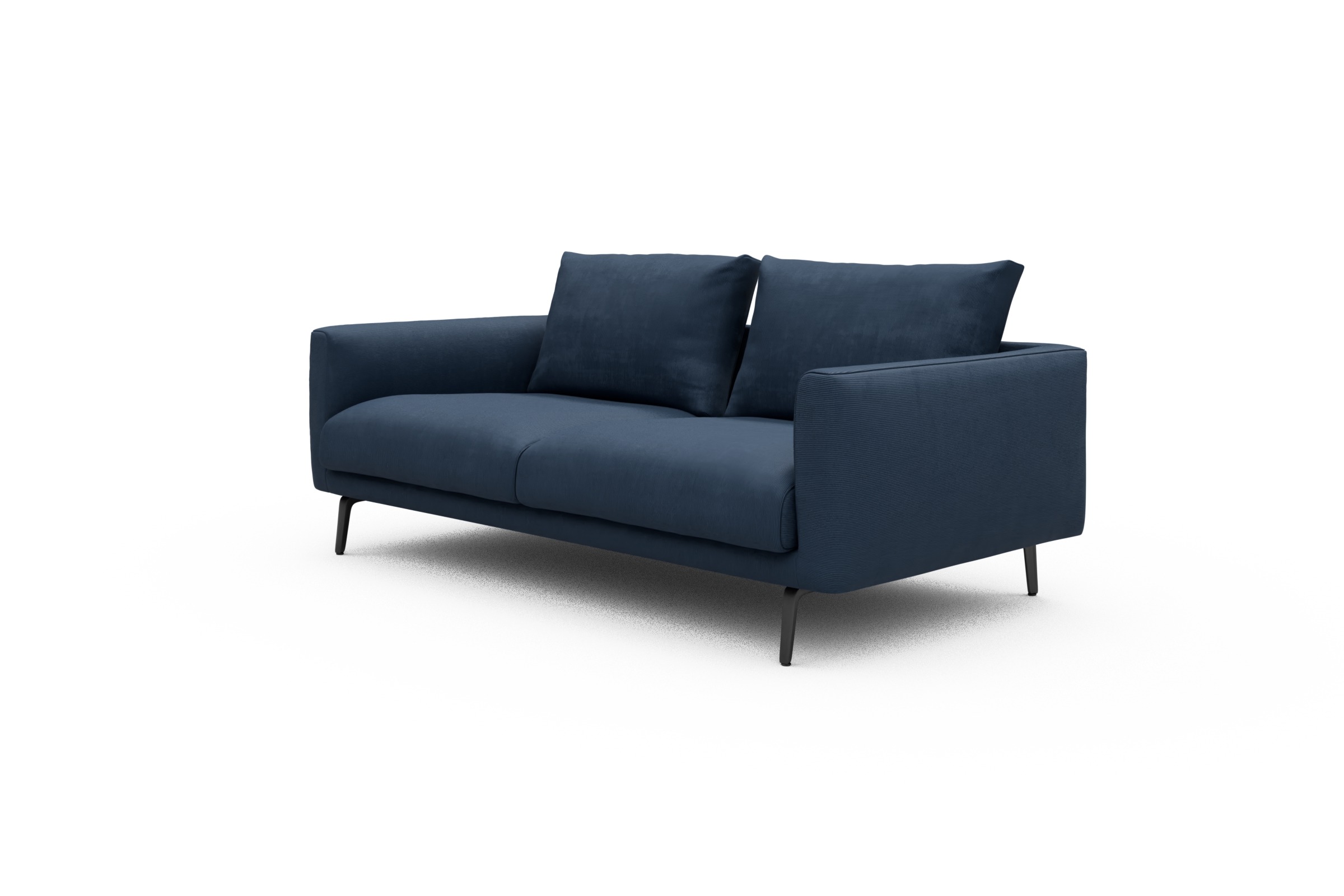 Sofa Karl 2-5-Sitzer Cordufine-Royal-Blue