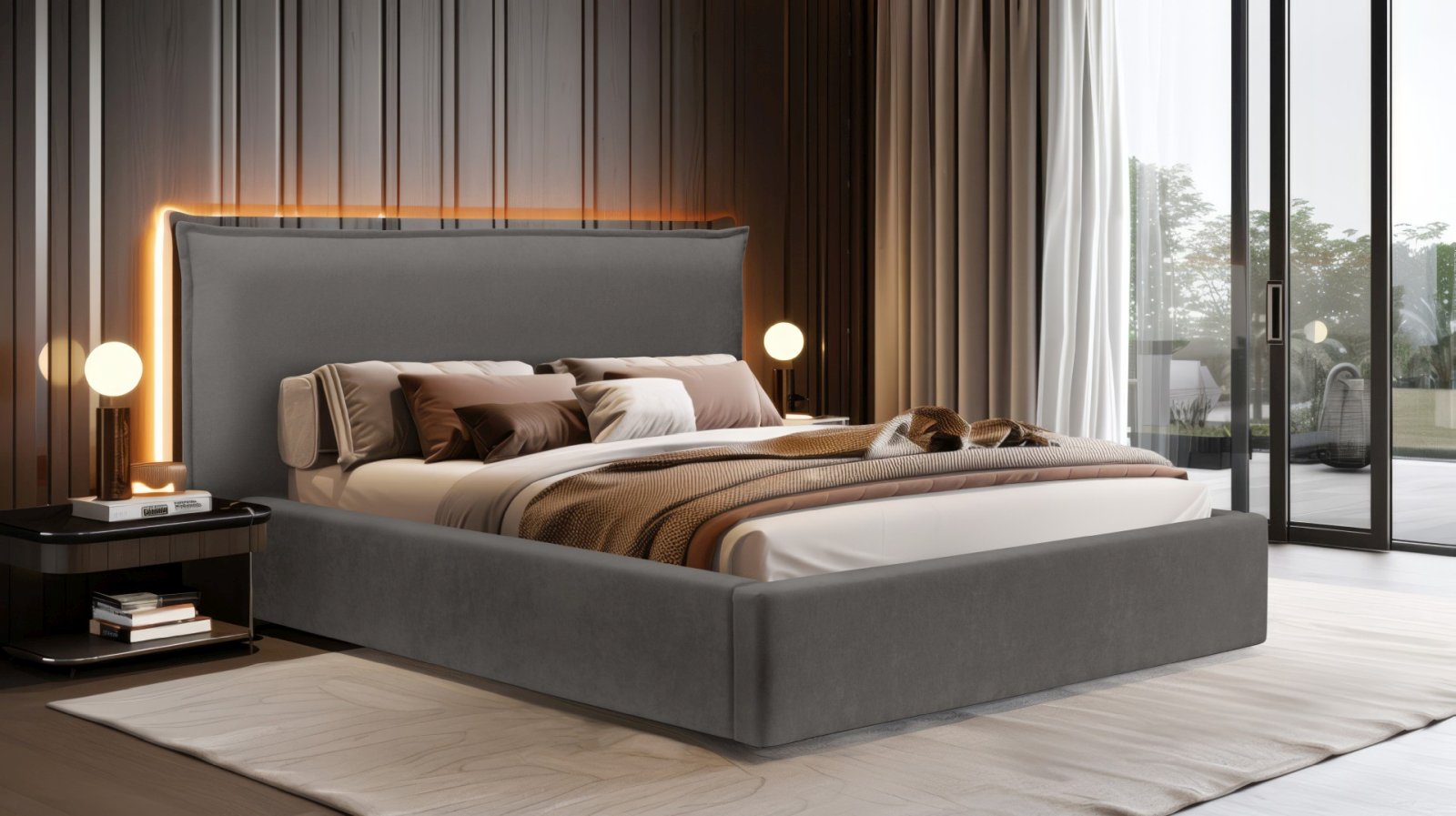 Polsterbett RENOA Ditra-New 180 mit Holzrahmen Ditra-New 14 moebelfaktor