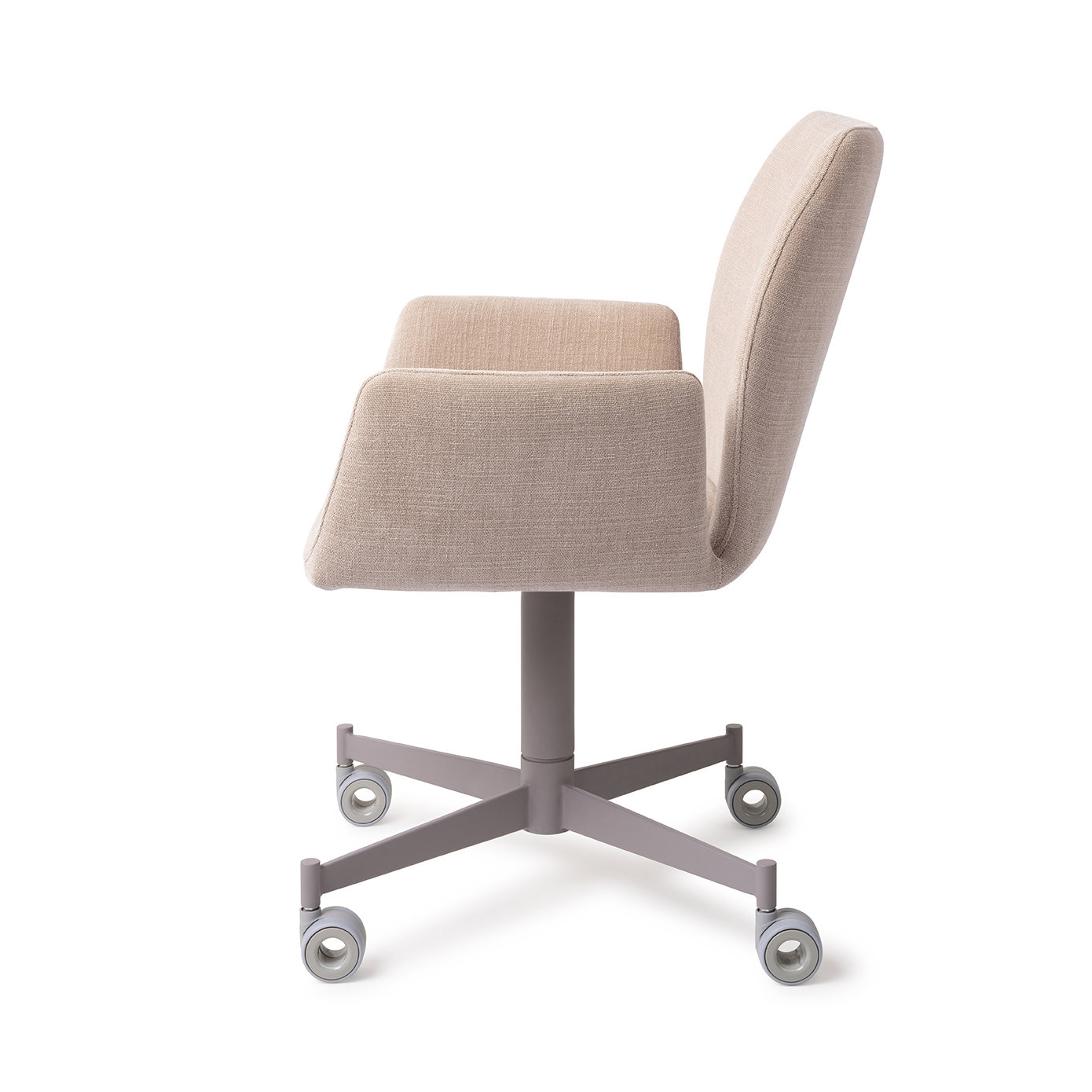 Jesper Home Esszimmerstuhl Misaki Sand Strand Caster Grau