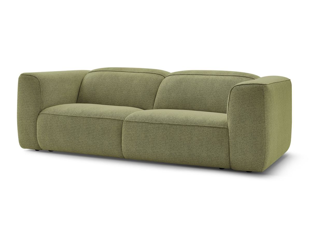 Bobochic William Sofa 3-Sitzer Melange-Stoff Grün