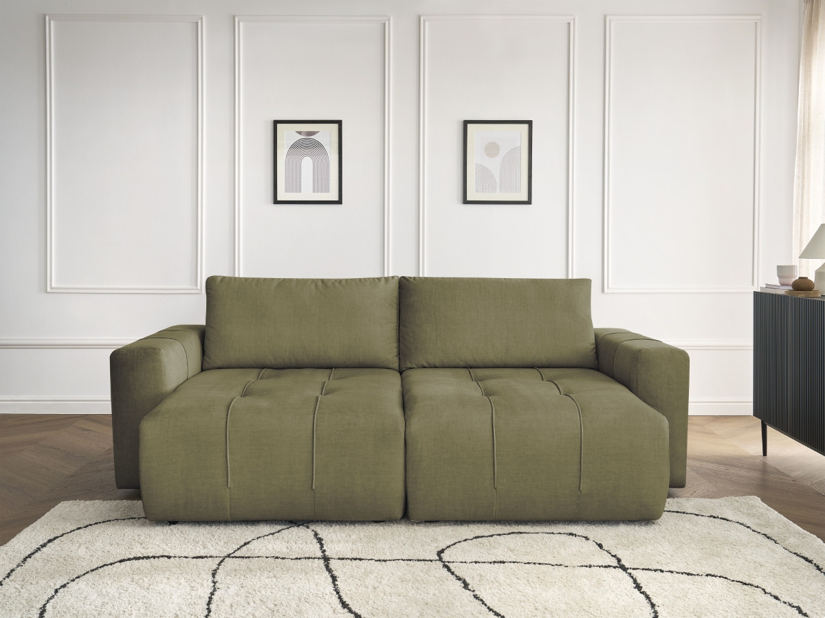 Bobochic Arsene Sofa 4-Sitzer Samt Grün