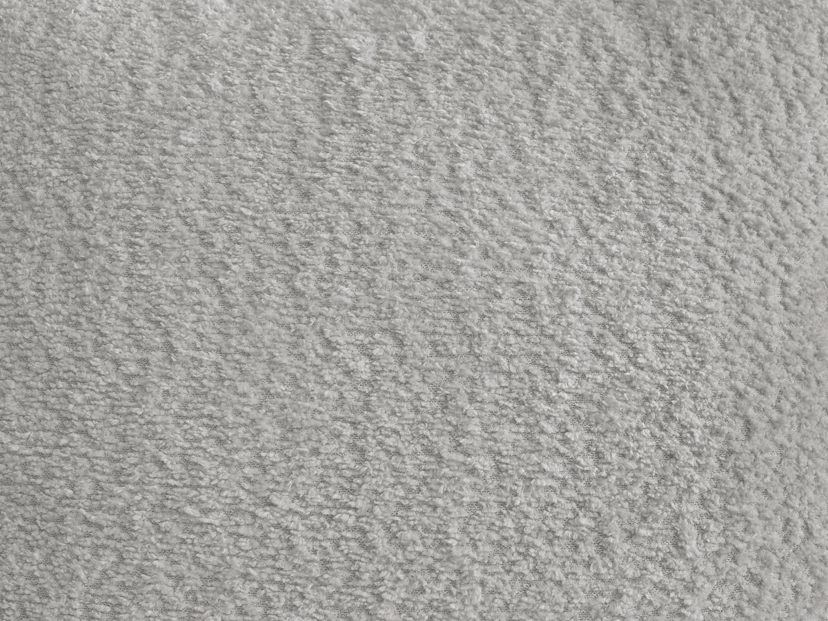 Bobochic Cloud Schlafsofa 3-Sitzer mit Pouf Bouclé-Stoff Hellgrau