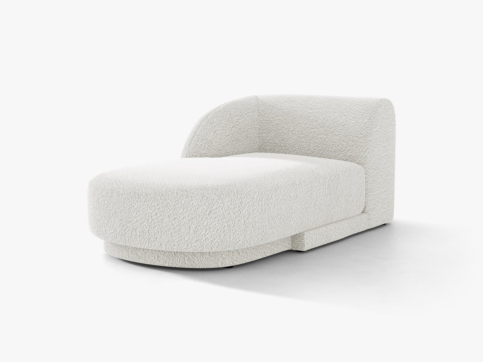 Micadoni Modul Miley 2-Sitzer Links Boucle Baloo Weiß