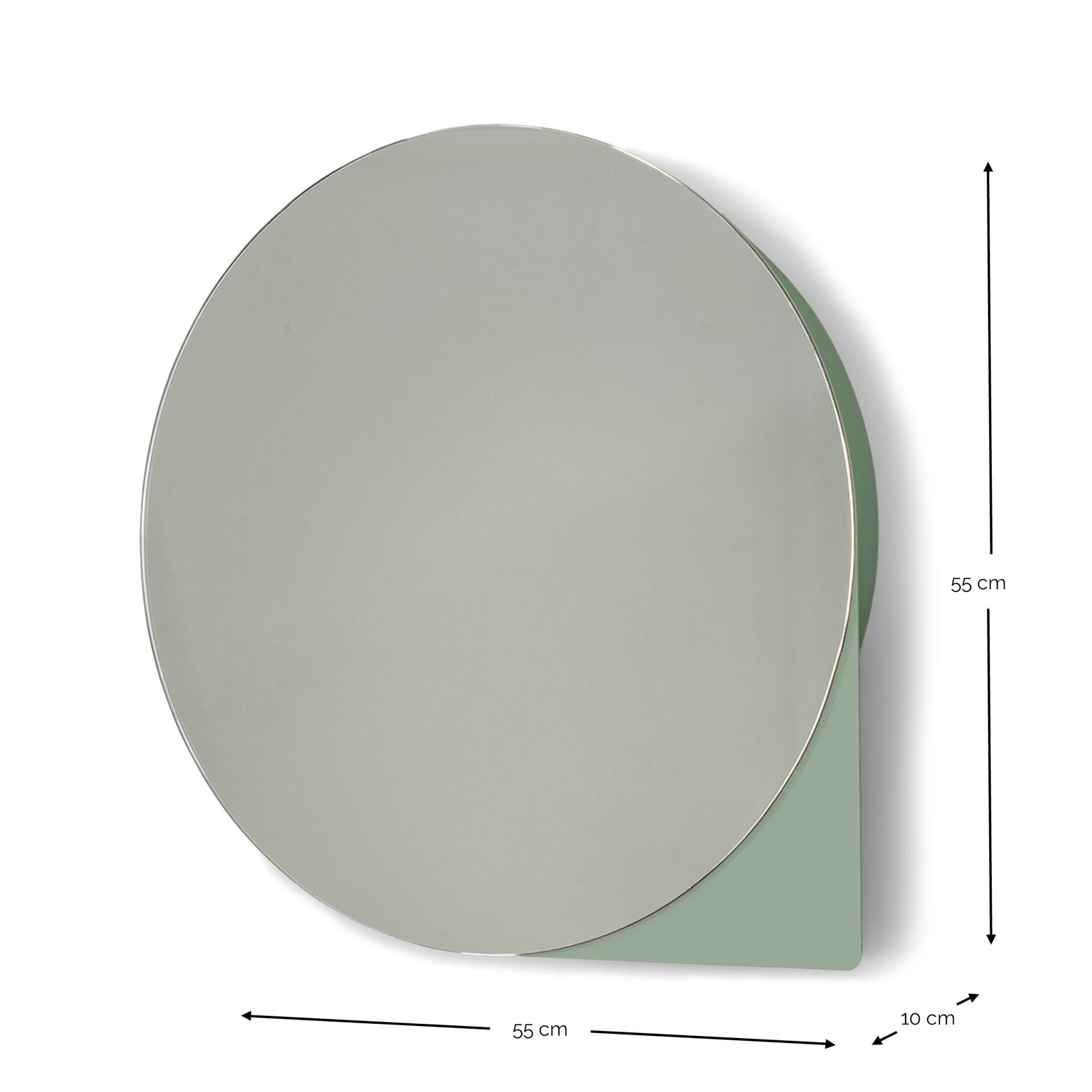 Spinder Design Spiegelschrank Sonnet Large Dusty Green