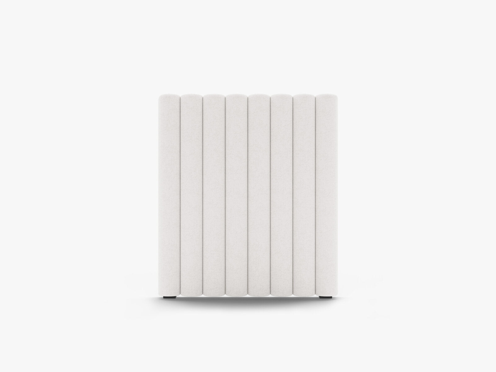 Micadoni Mistero Samtiger Kopfteil 80 cm Strukturierter Stoff Moly Helles Beige 80x95