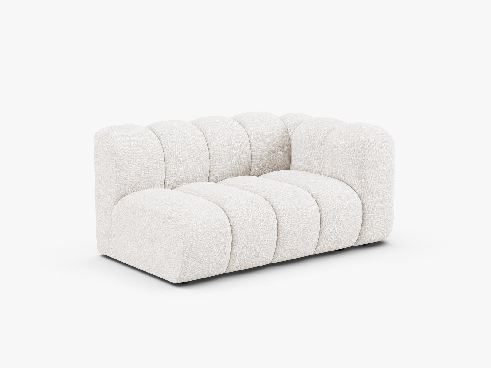 Micadoni Modul Lupine 2-Sitzer Boucle Baloo Weiß Rechts