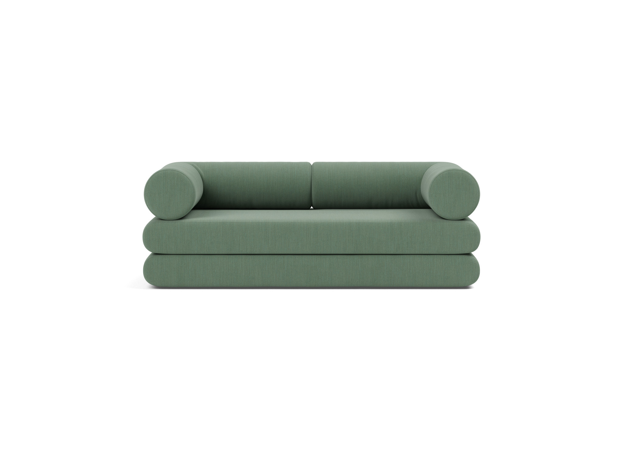 Tagesbett Circlus mit L-förmigen Armlehnen Flachgewebe Elegance 518-Green
