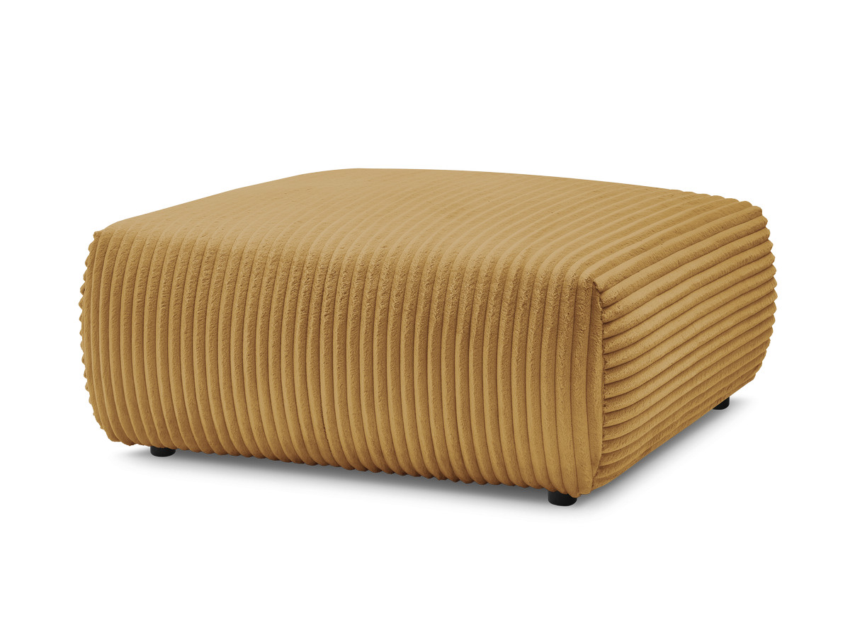 Bobochic Lucien Pouf Breitcord weich Gelb