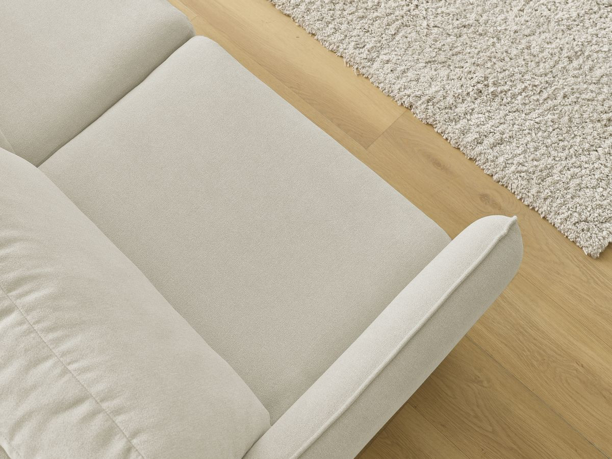 Bobochic Lenny Schlafsofa 3-Sitzer Stoff Beige