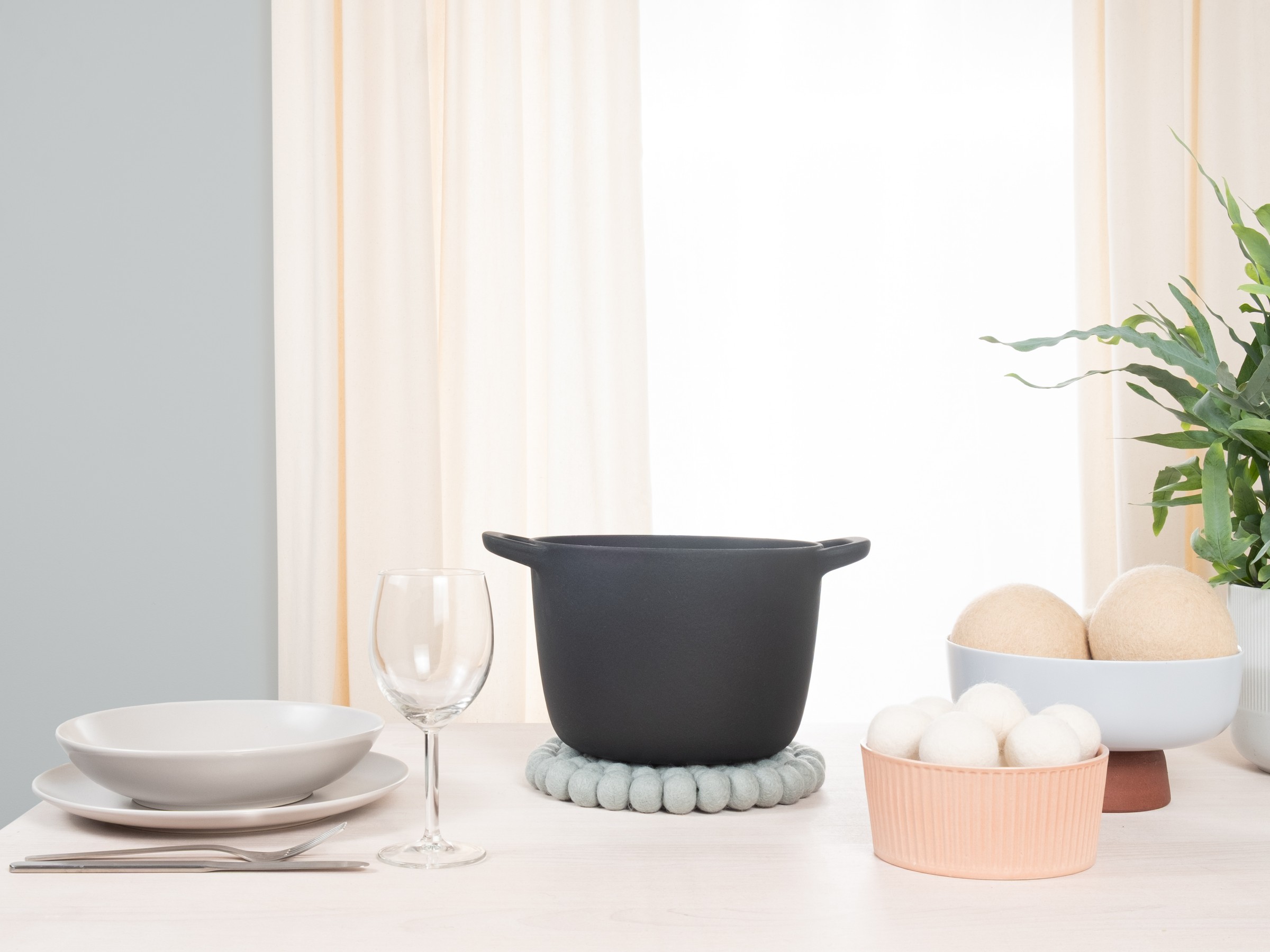 myfelt Liv Topfuntersetzer Hellblau Ø 20 cm