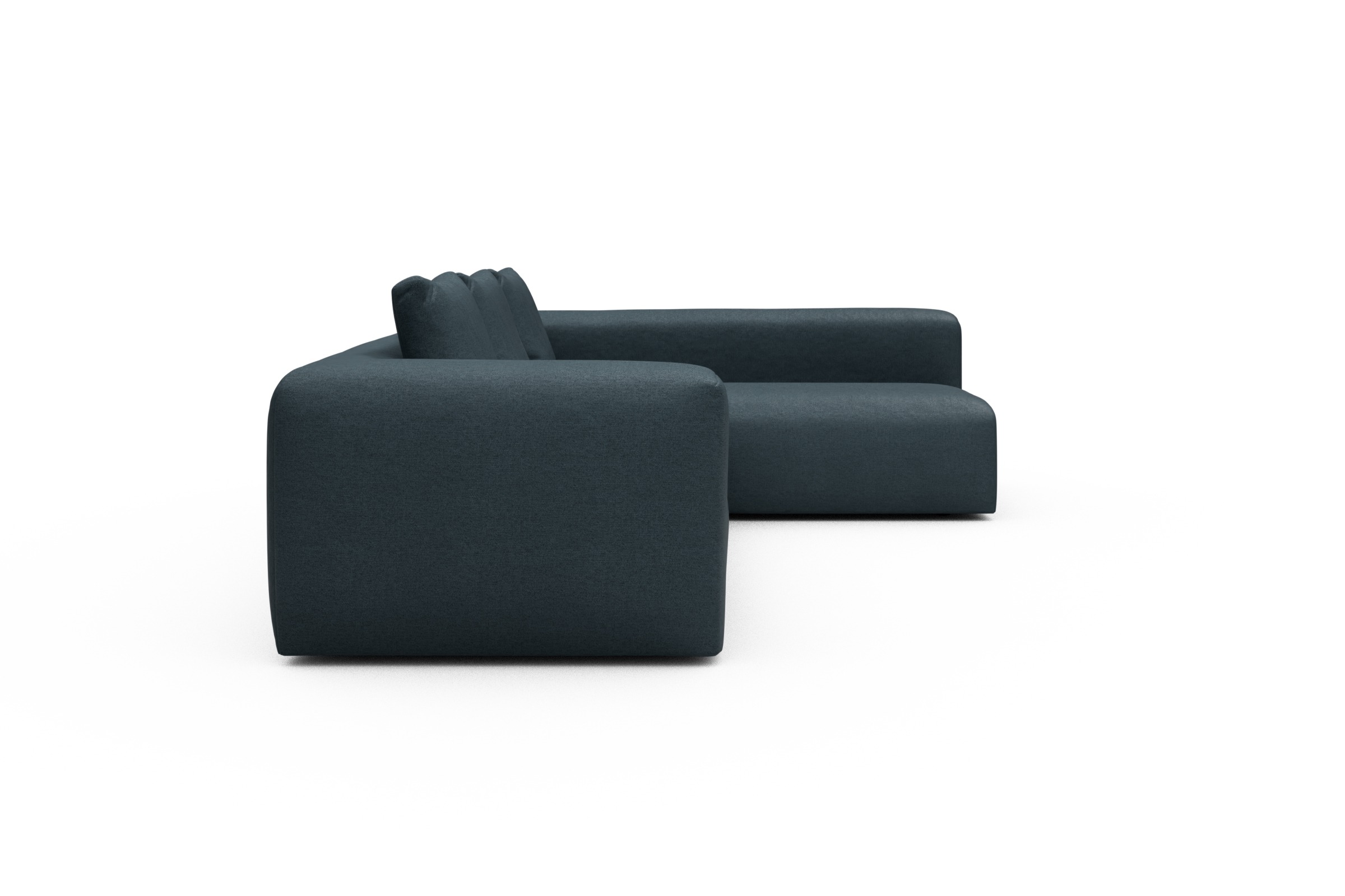 Ecksofa Fred 2x 2,5-Sitzer rechts offen Denari-Royal-Blue