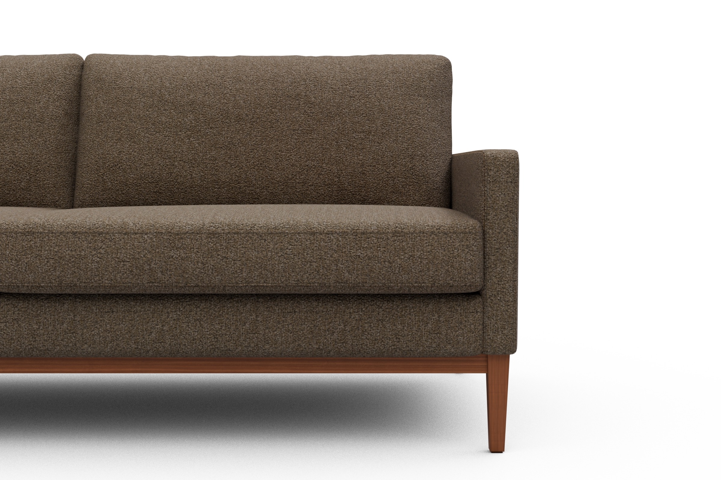 Sofa Bodo 3-Sitzer Aivi-Khaki-Brown