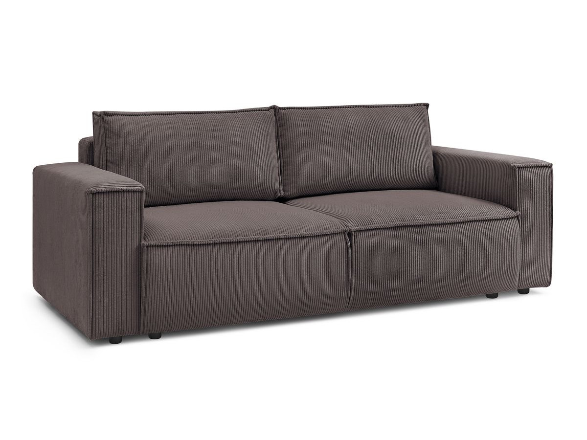 Bobochic Nihad Sofa 3-Sitzer Cordsamt Taupe