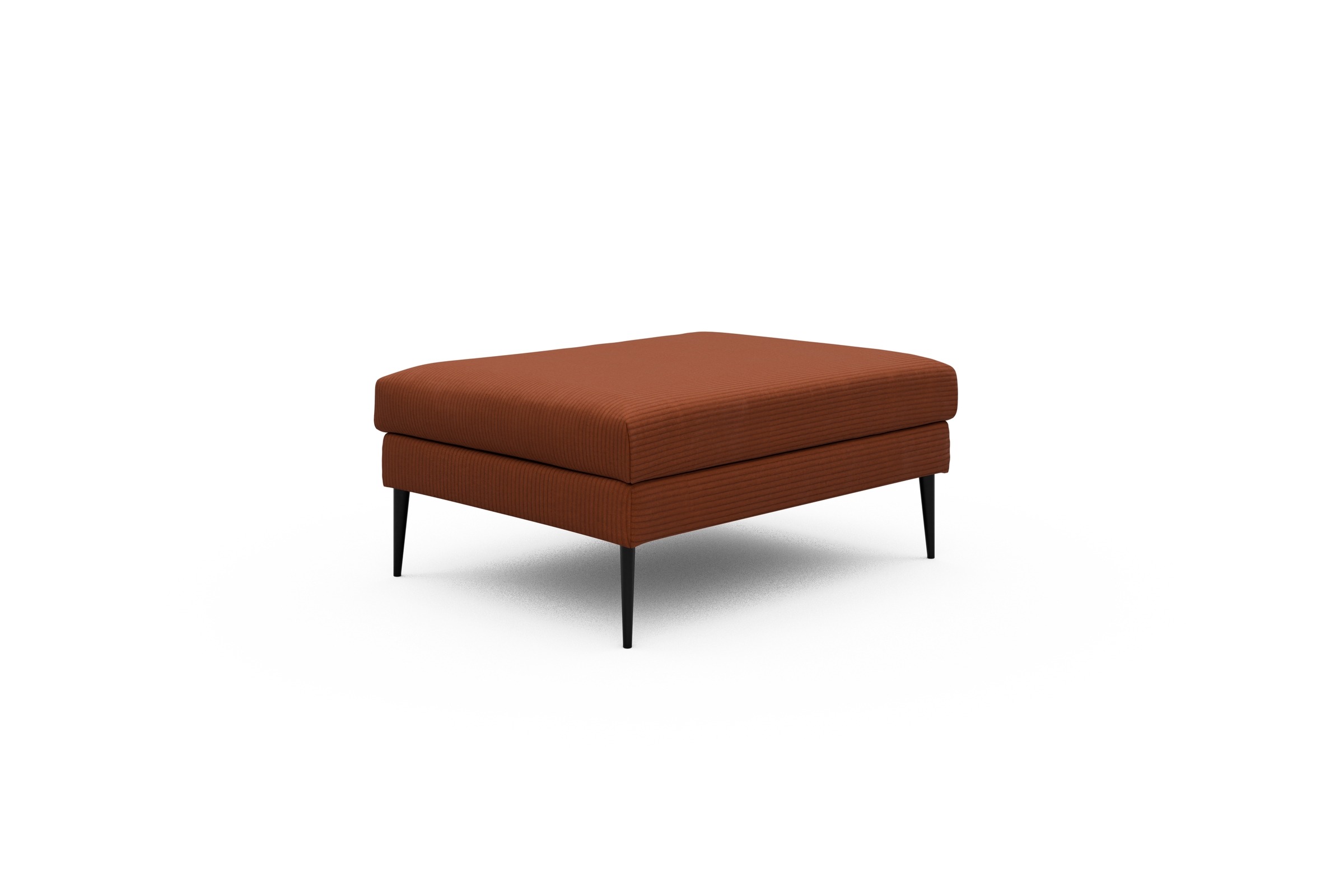 Sitzhocker Paul Corduroy-Burnt-Orange