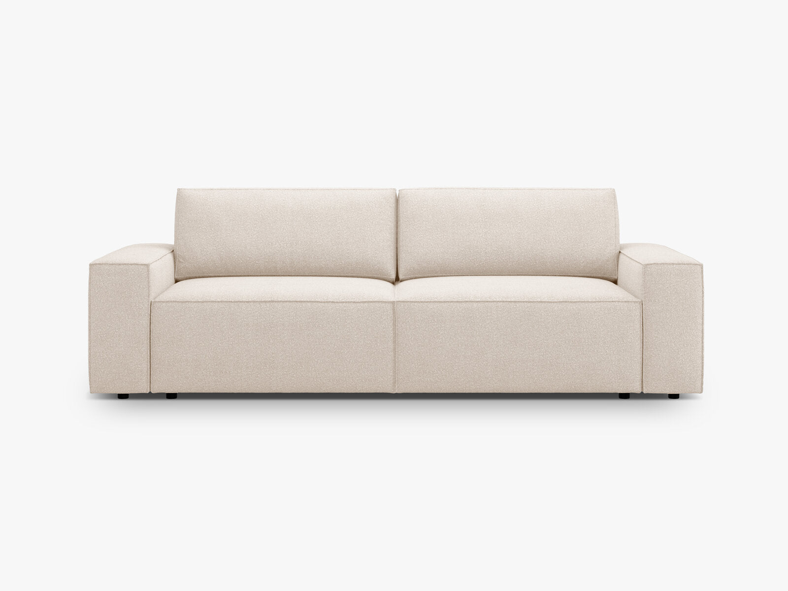Micadoni Schlafsofa Jodie 3-Sitzer Boucle Beige