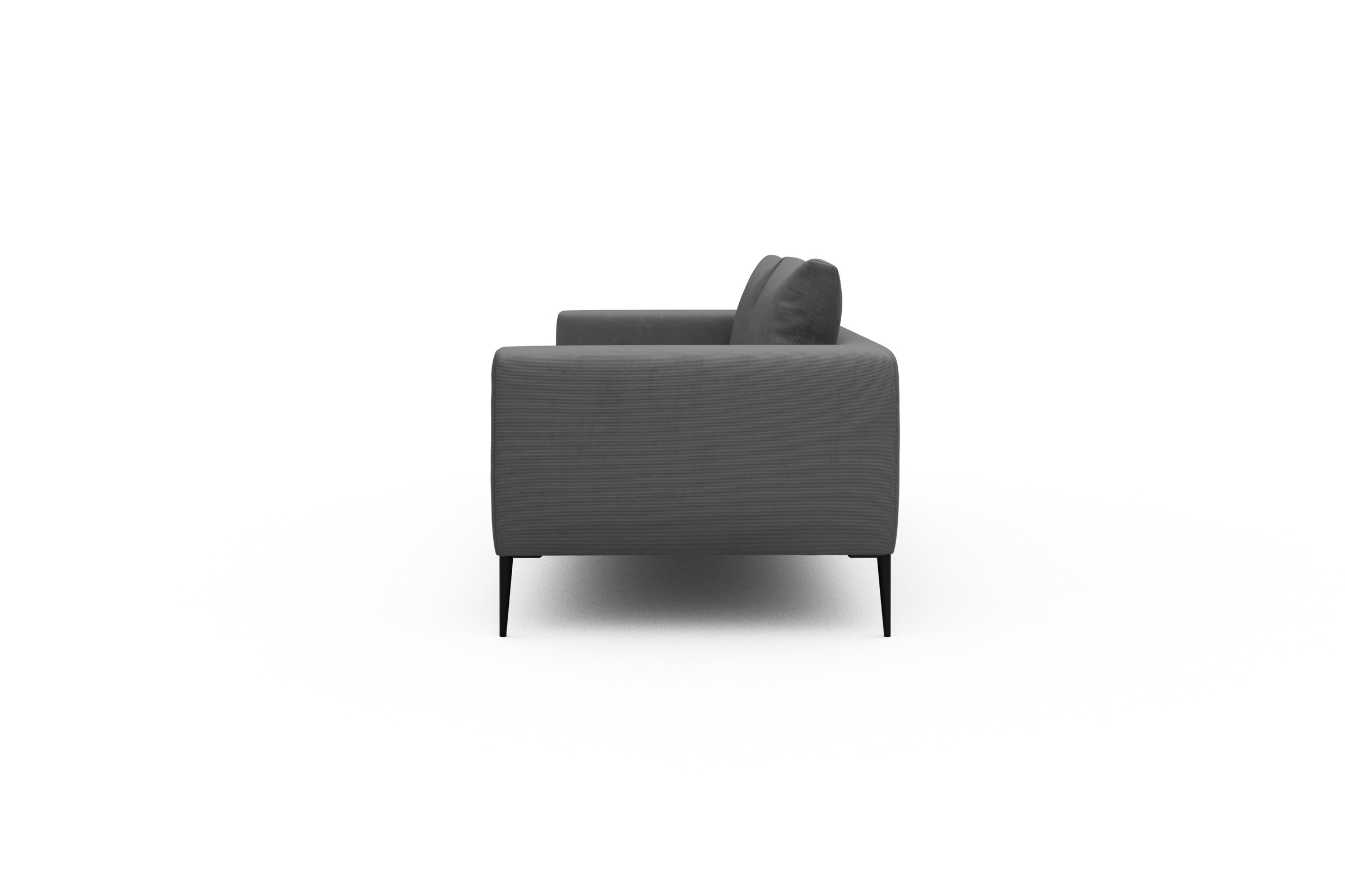 Sofa Paul 3-Sitzer Cordufine-Grey