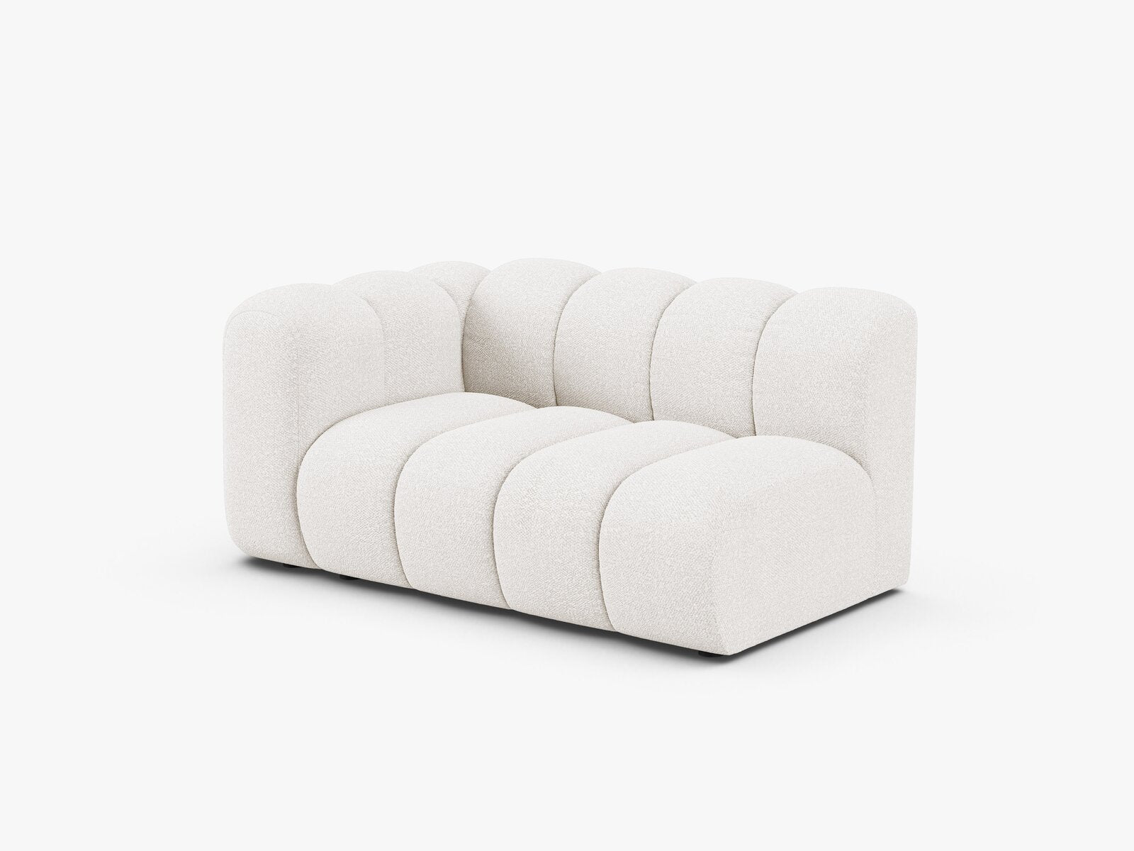 Micadoni Modul Lupine 2-Sitzer Links Boucle Baloo Weiß