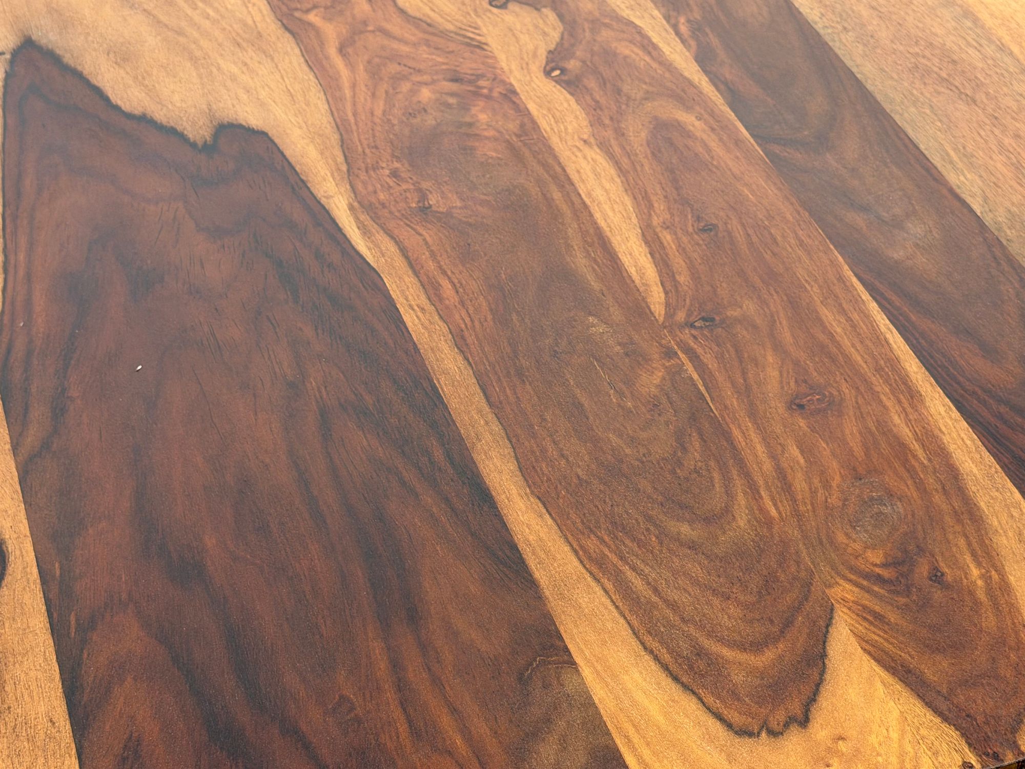 Esstisch Nesset Massivholz Dunkelbraun 80 × 80 cm