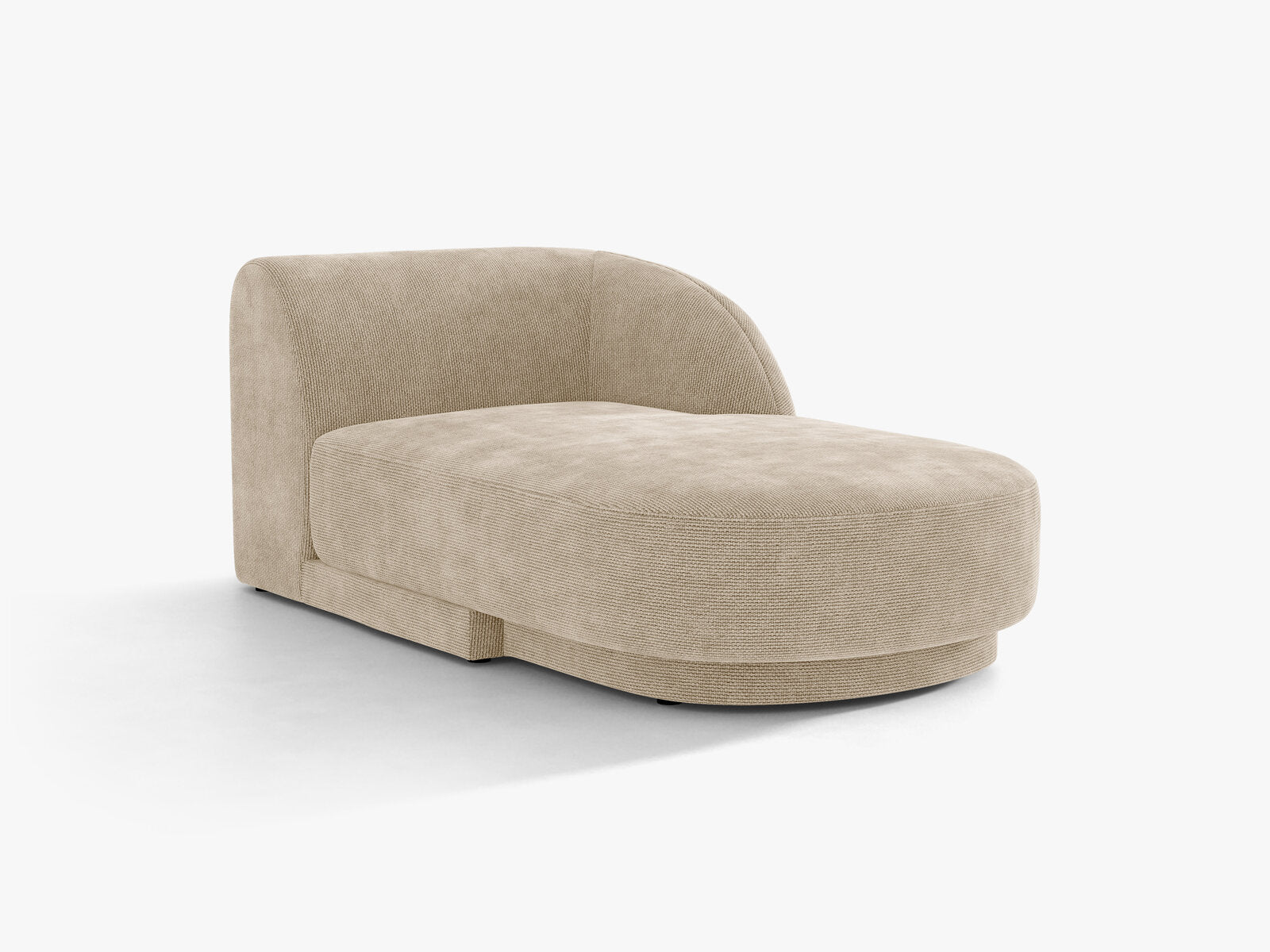 Micadoni Modul Miley 2-Sitzer Rechts Chenille Eden Beige