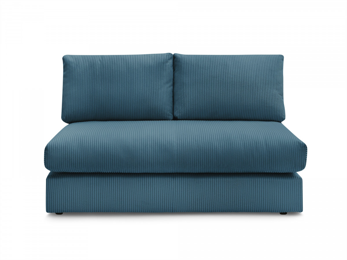 Bobochic Paris Sofamodul 2-Sitzer Cordsamt Hellblau