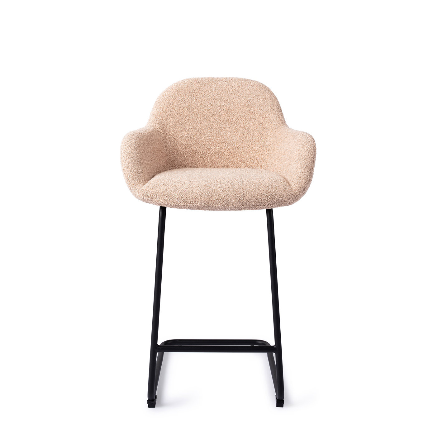 Jesper Home Barhocker Kushi Flax Relax Arch Schwarz Tresenhöhe 65 cm