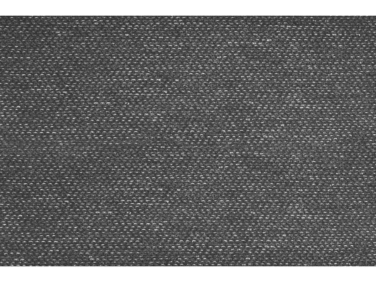 Bobochic Megeve Ecksofa mit Pouf Melange-Stoff Dunkelgrau Ecke rechts